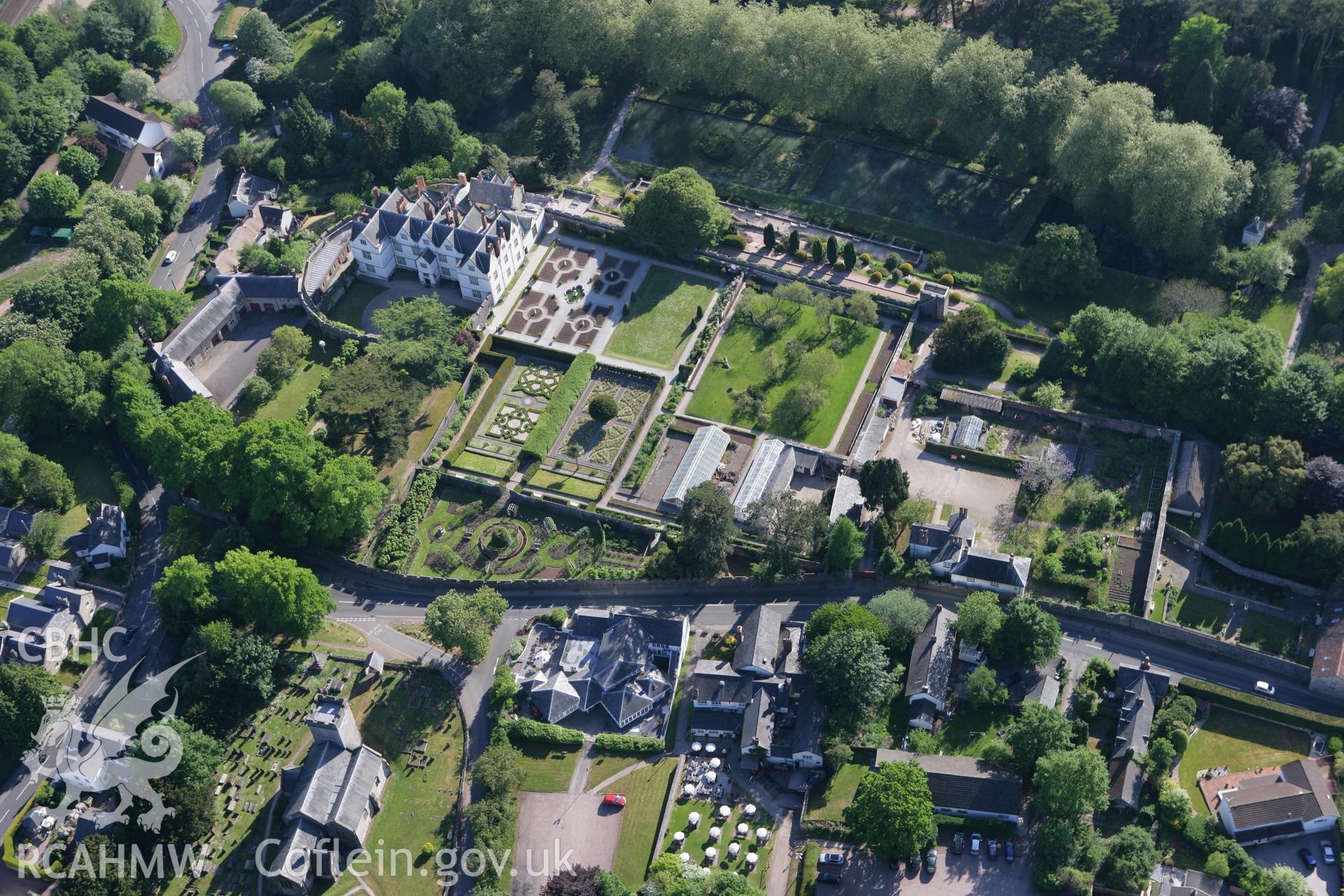 RCAHMW colour oblique photograph of St. Fagans Castle. Taken by Toby Driver on 24/05/2010.