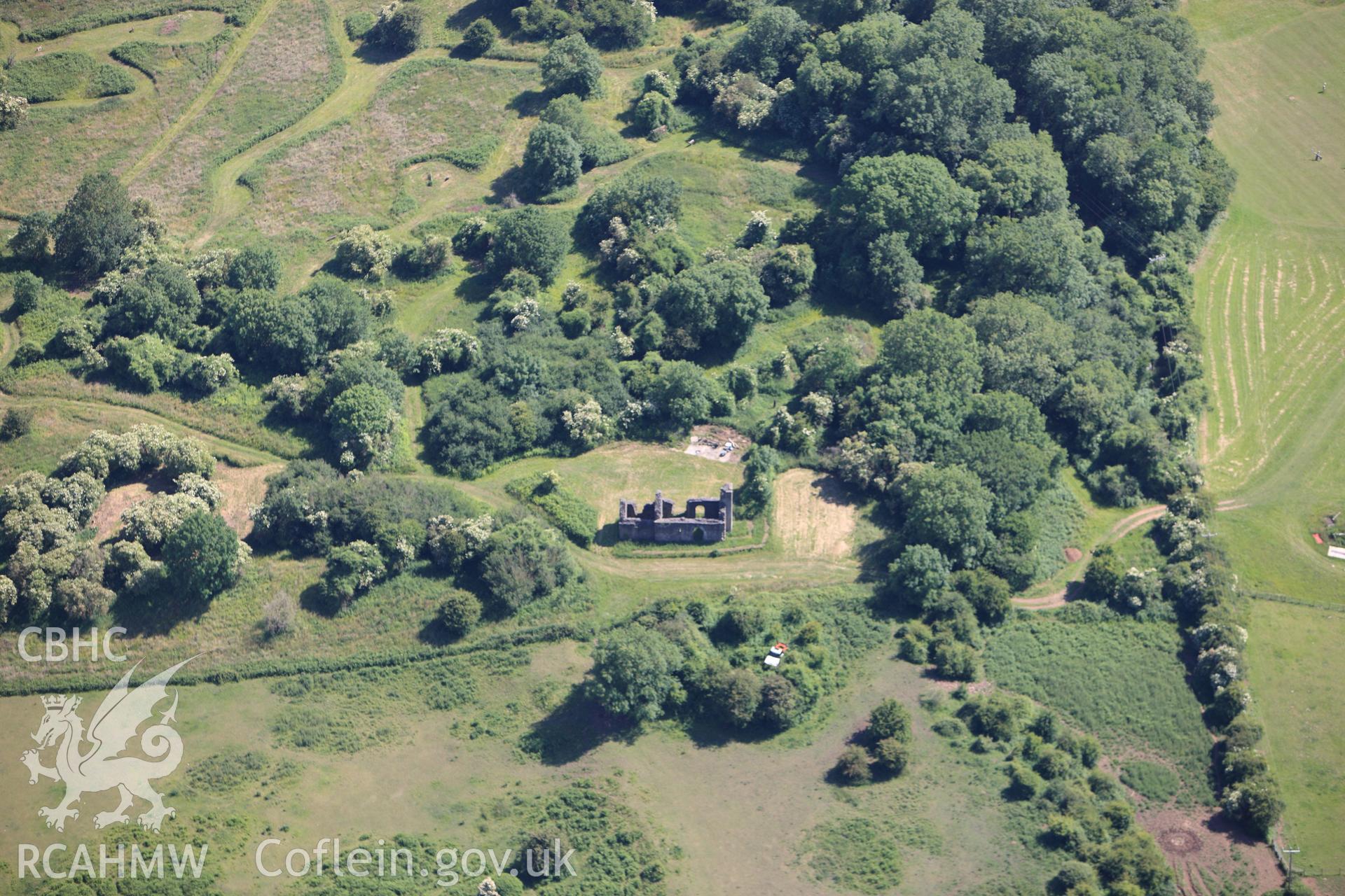 RCAHMW colour oblique photograph of Runston Chapel. Taken by Toby Driver on 21/06/2010.