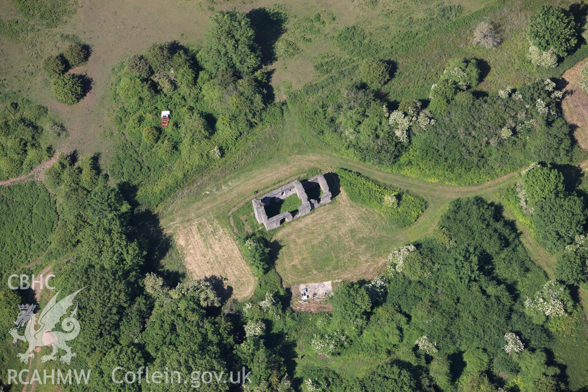 RCAHMW colour oblique photograph of Runston Chapel. Taken by Toby Driver on 21/06/2010.