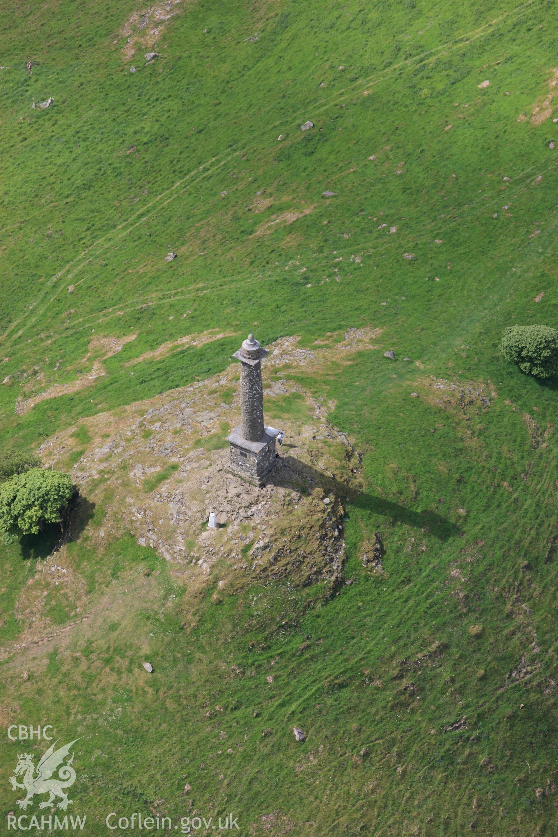 RCAHMW colour oblique photograph of Rodney's pillar. Taken by Toby Driver on 27/05/2010.