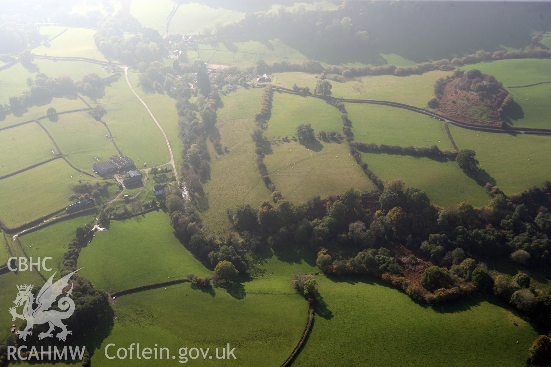 RCAHMW colour oblique photograph of Penarth Mount. Taken by Toby Driver on 13/10/2010.