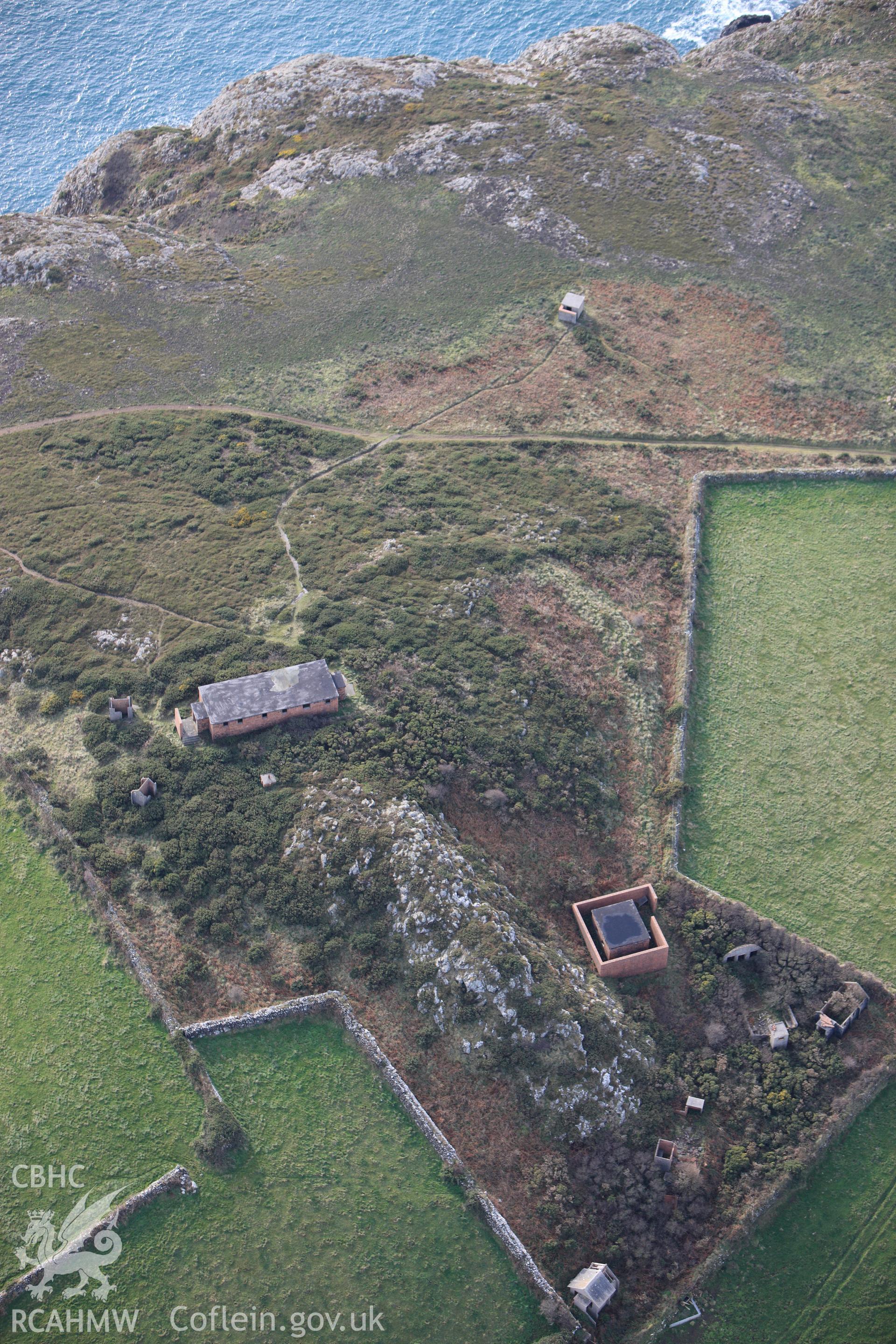 RCAHMW colour oblique photograph of Strumble Head Radar Station. Taken by Toby Driver on 16/11/2010.