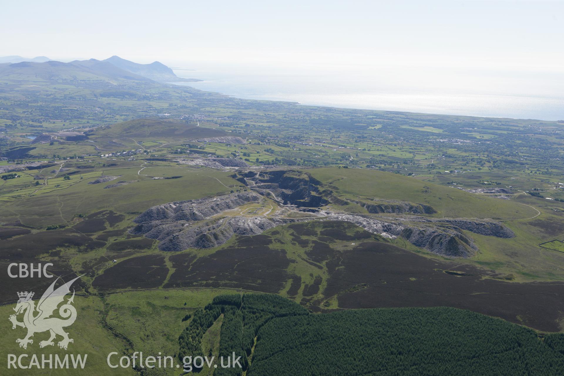 RCAHMW colour oblique photograph of Alexandra Quarry. Taken by Toby Driver on 16/06/2010.