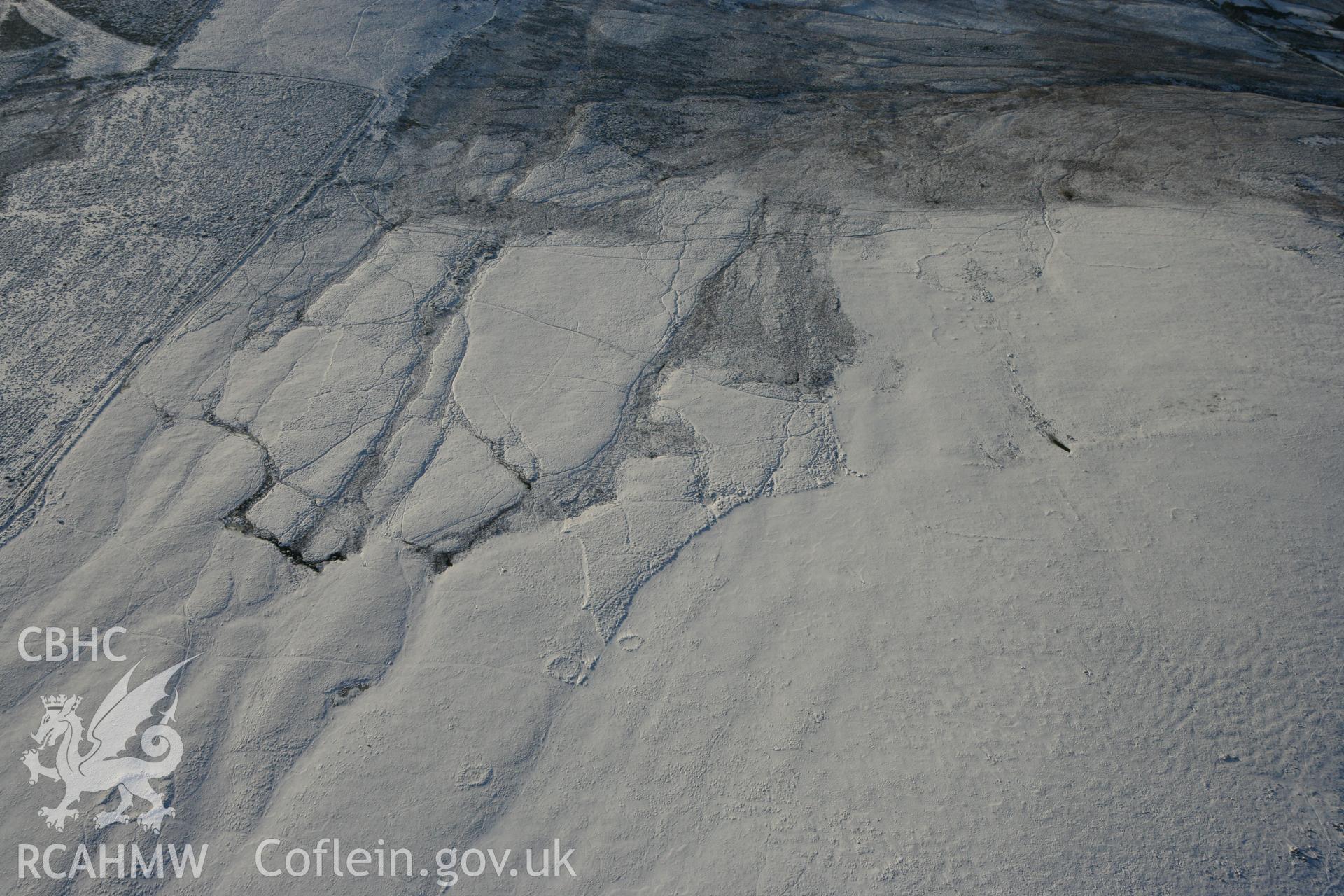 RCAHMW colour oblique photograph of Carn Ingli Common Hut Circles. Taken by Toby Driver on 01/12/2010.