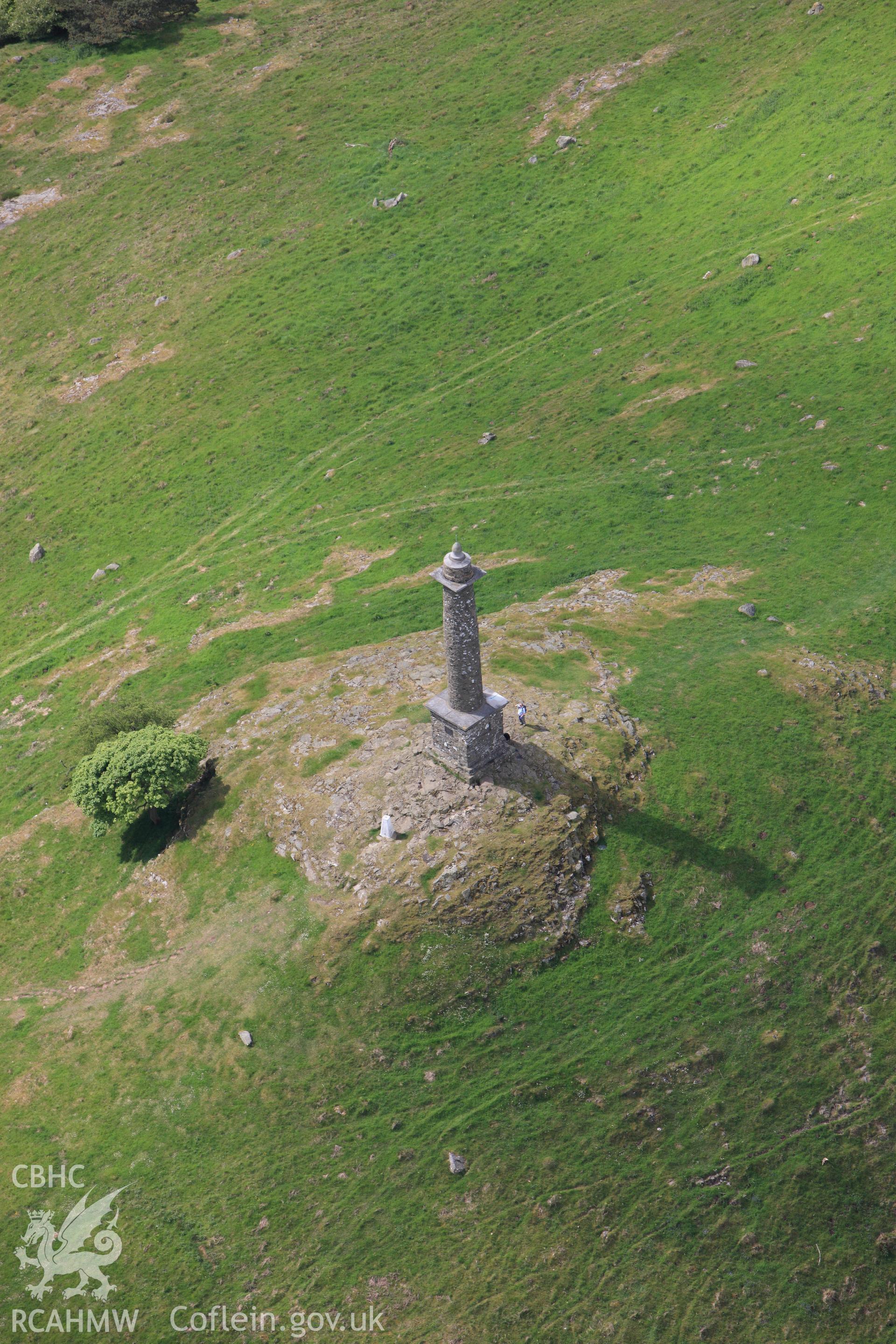 RCAHMW colour oblique photograph of Rodney's pillar. Taken by Toby Driver on 27/05/2010.