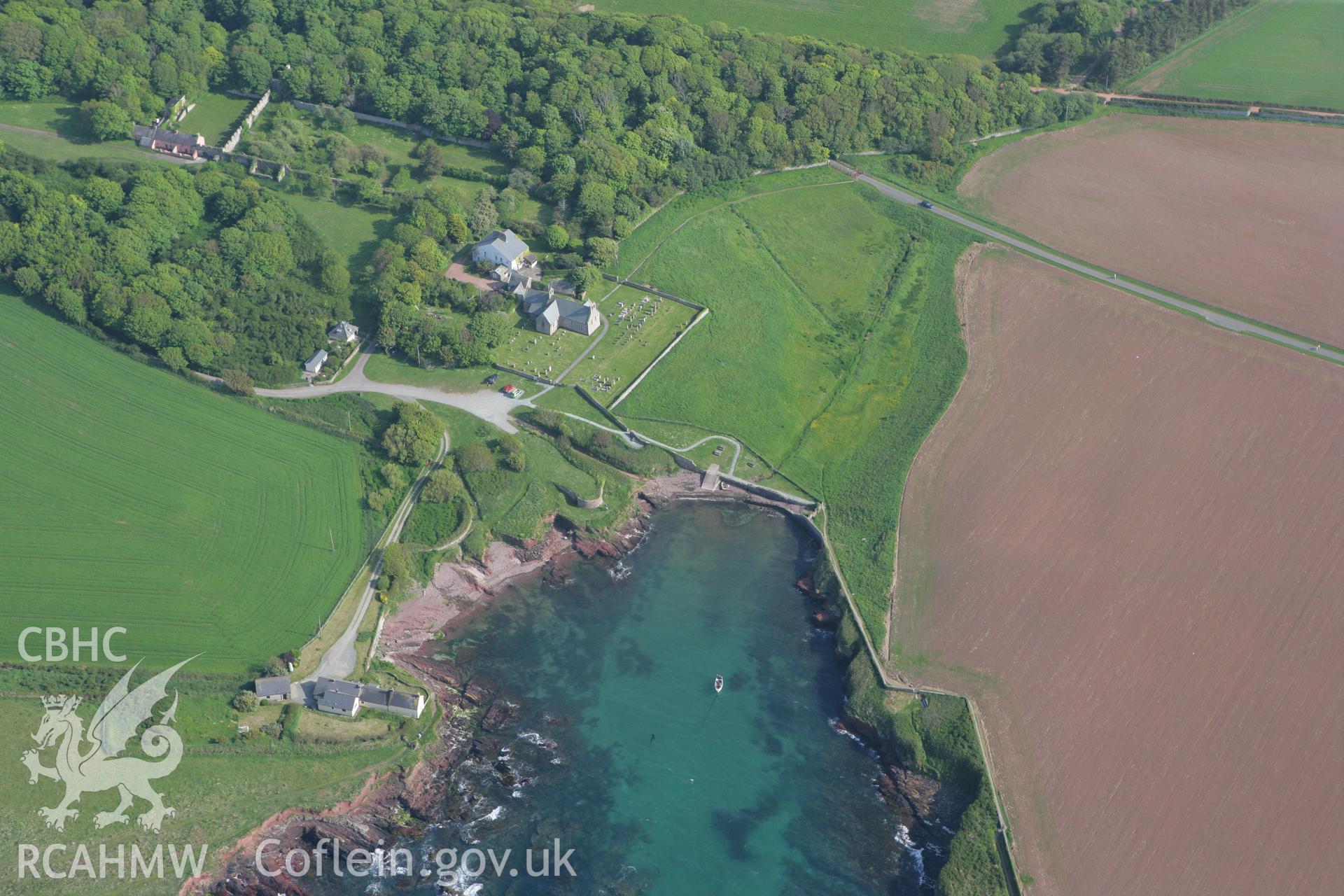 RCAHMW colour oblique photograph of St Brides Green. Taken by Toby Driver on 25/05/2010.