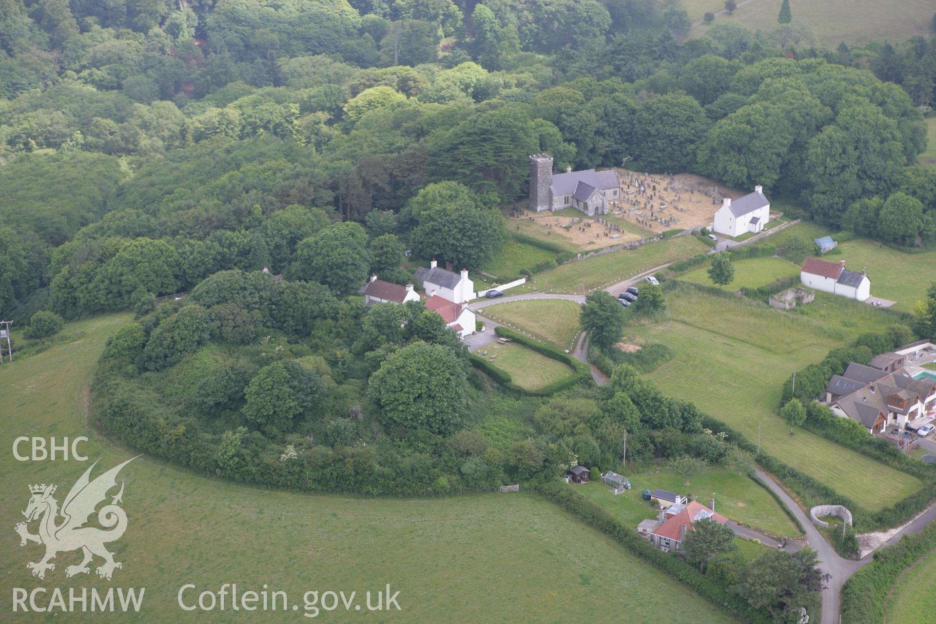 RCAHMW colour oblique photograph of Penrice Castle Ring, Gower. Taken by Toby Driver on 22/06/2010.