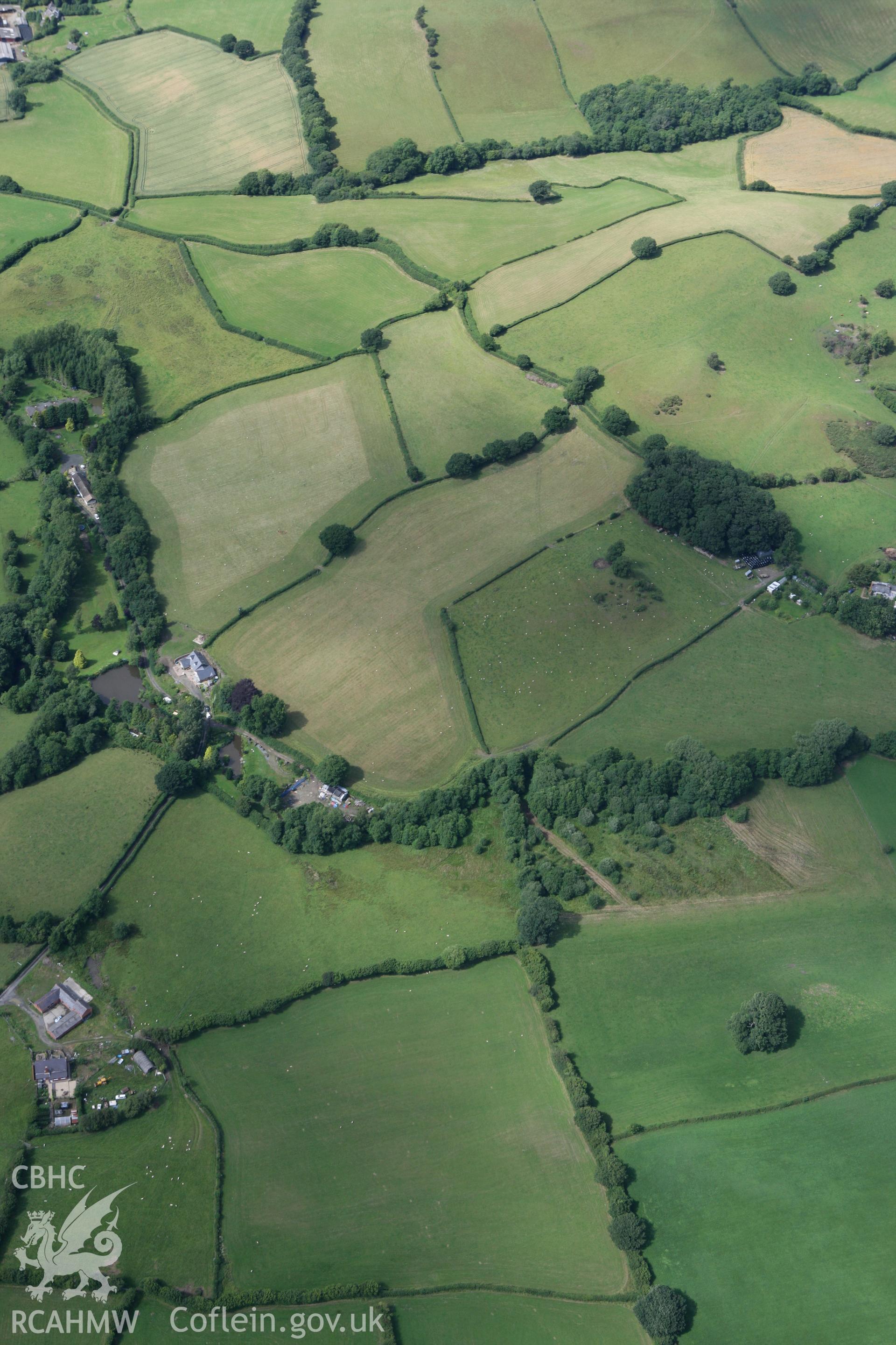 RCAHMW colour oblique photograph of Wantyn Dyke Linear Earthwork. Taken by Toby Driver on 21/07/2010.