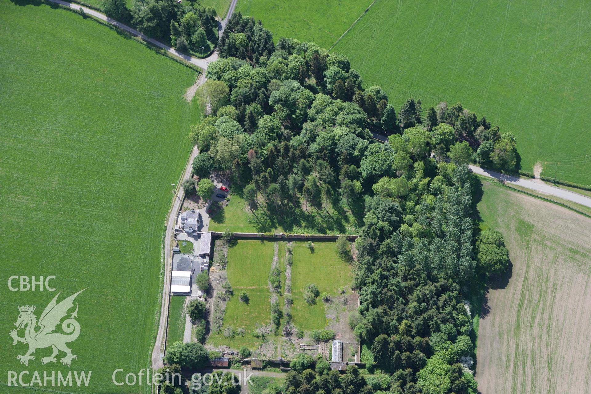 RCAHMW colour oblique photograph of Brynkinallt Hall, Chirk. Taken by Toby Driver on 27/05/2010.