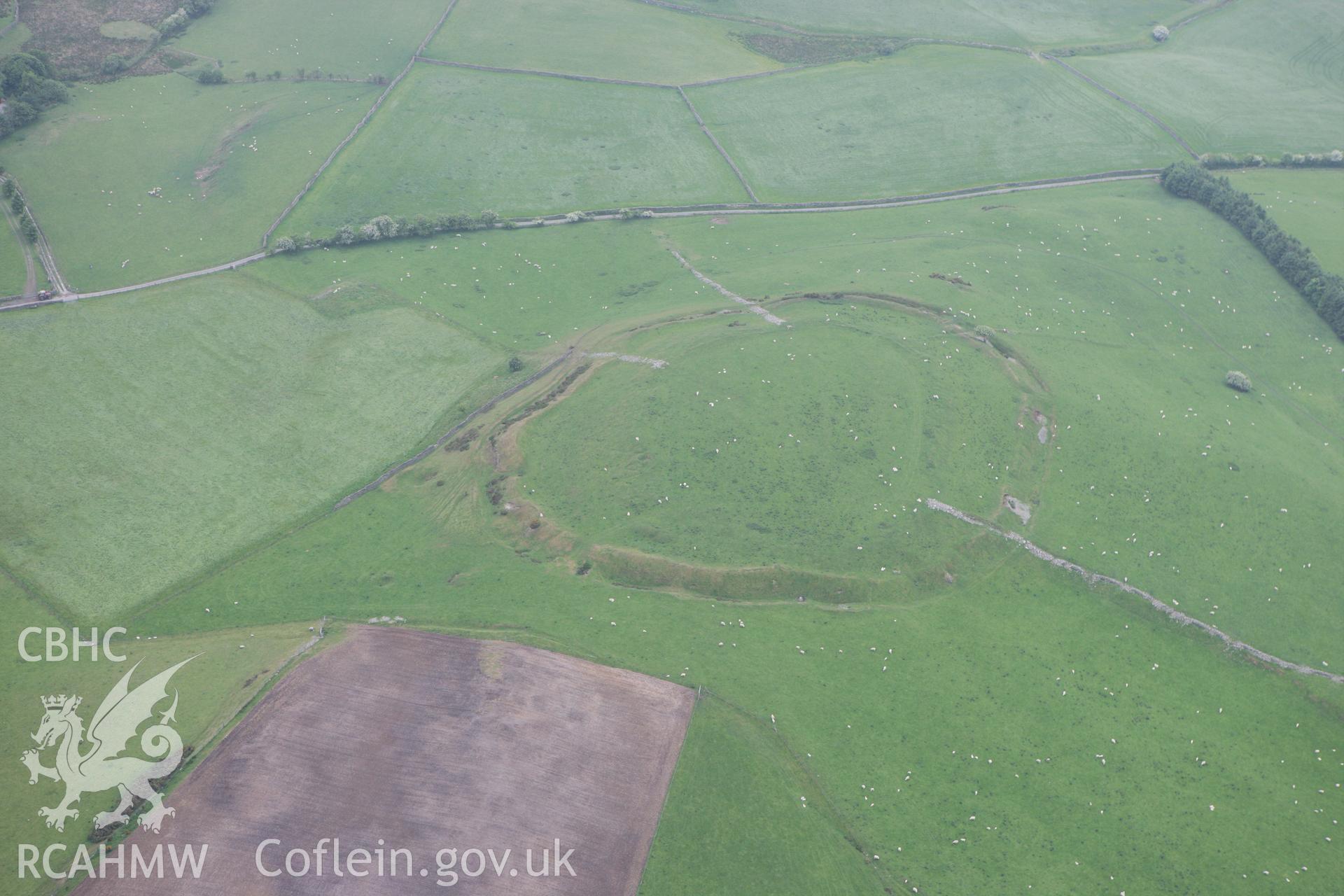 RCAHMW colour oblique photograph of  Caer Caradog,. Taken by Toby Driver on 10/06/2010.