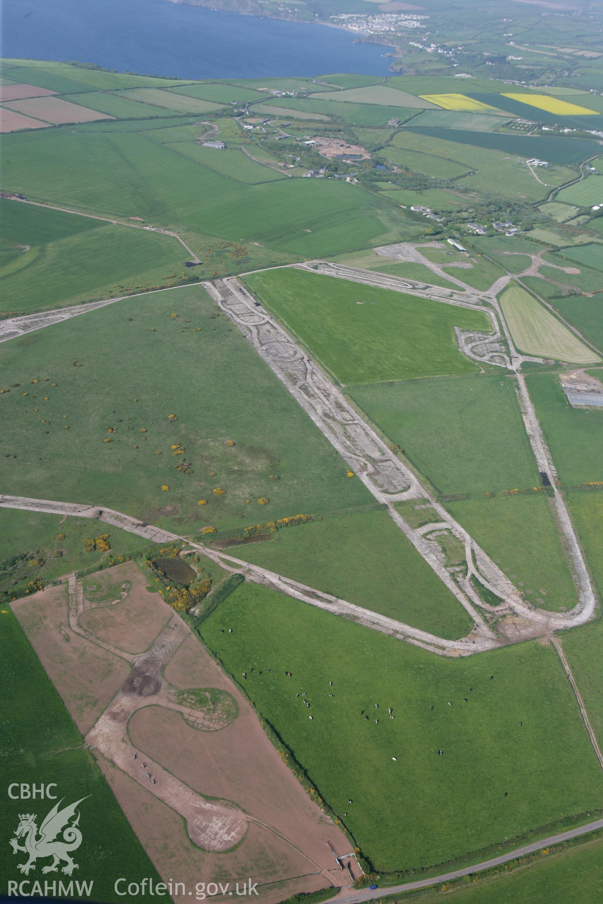 RCAHMW colour oblique photograph of Talbenny Aerodrome. Taken by Toby Driver on 25/05/2010.