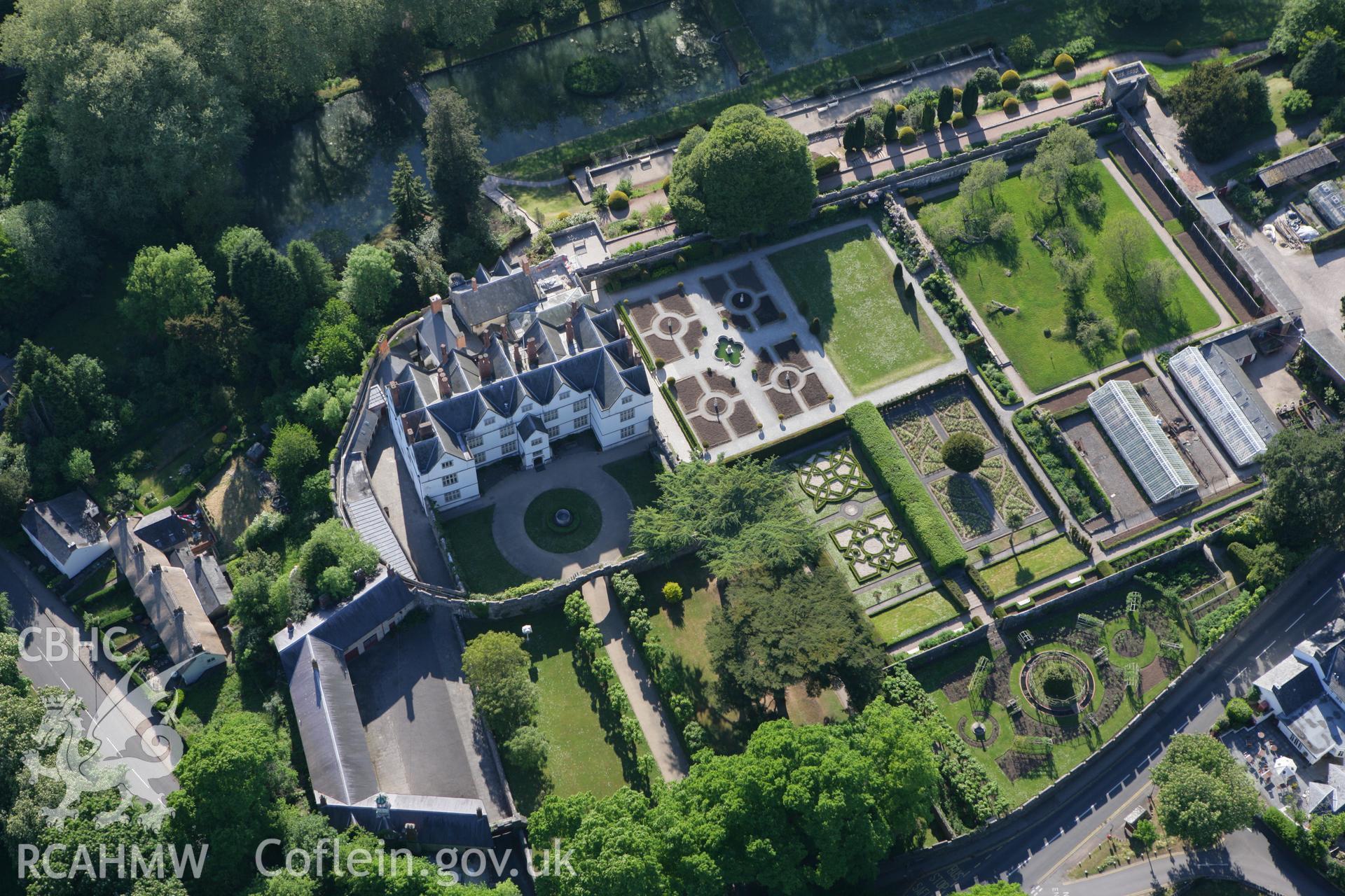 RCAHMW colour oblique photograph of St. Fagans Castle. Taken by Toby Driver on 24/05/2010.