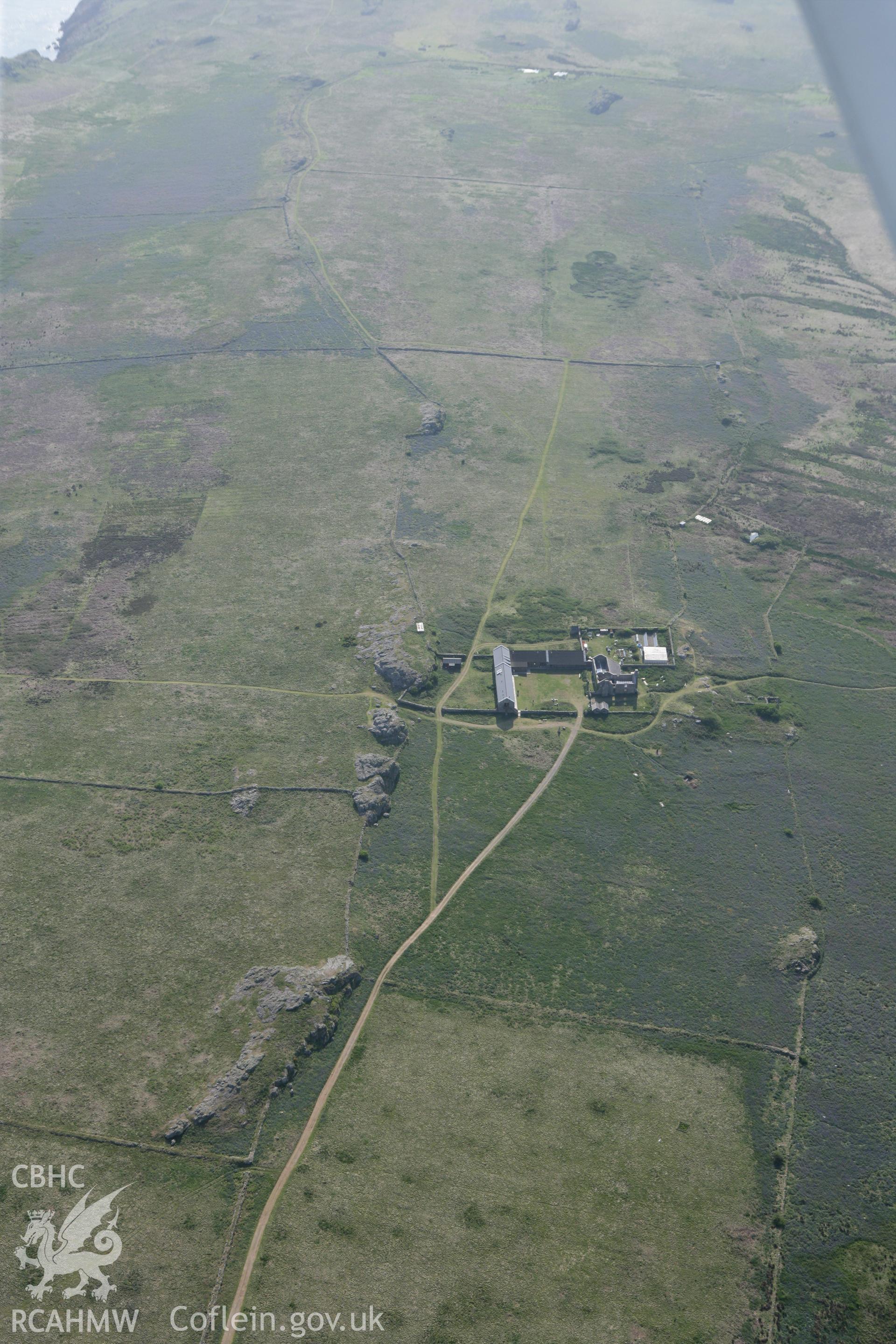 RCAHMW colour oblique photograph of Skomer Island, farm. Taken by Toby Driver on 25/05/2010.