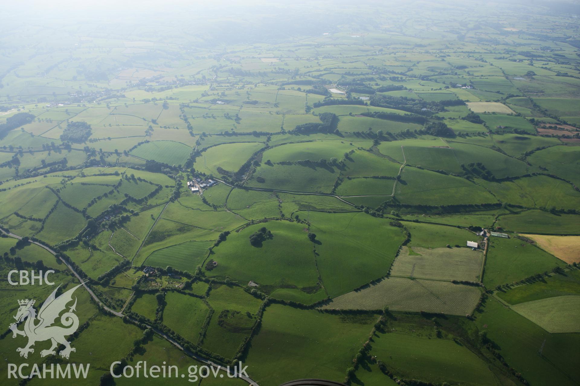 RCAHMW colour oblique photograph of Moel Fodig Hillfort. Taken by Toby Driver on 16/06/2010.