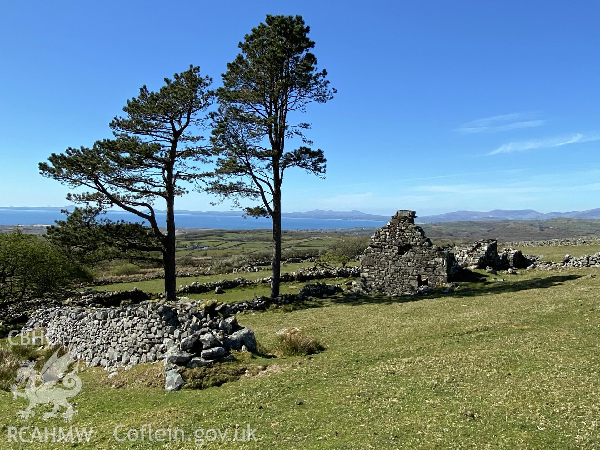 Digital colour photograph showing Tal-y-ffynnonau, produced by Paul R Davis in 2021.