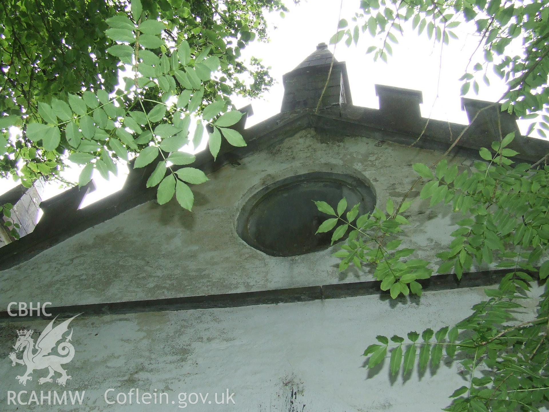 Digital colour photograph showing exterior of Colman's church, Boncath. Produced by Martin Davies in 2022.