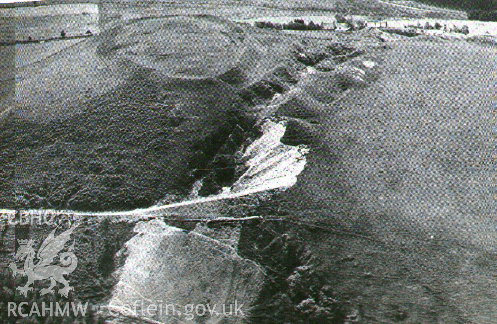 Digital image of air photo of Darren Hill opencuts and detail - SJS Hughes, 1990