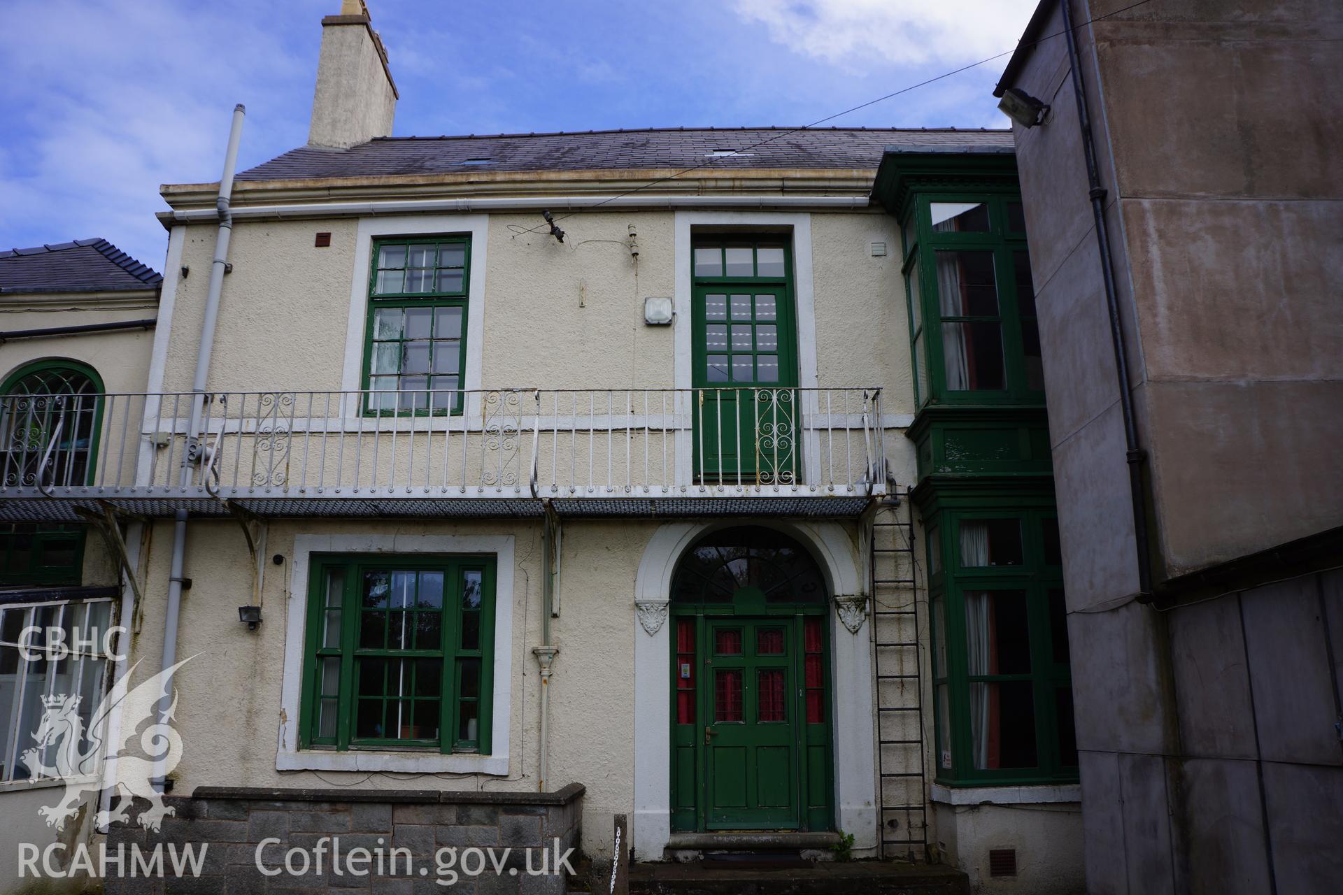 Digital colour photograph showing the presbytery at St Winefride's Catholic church, Holywell.