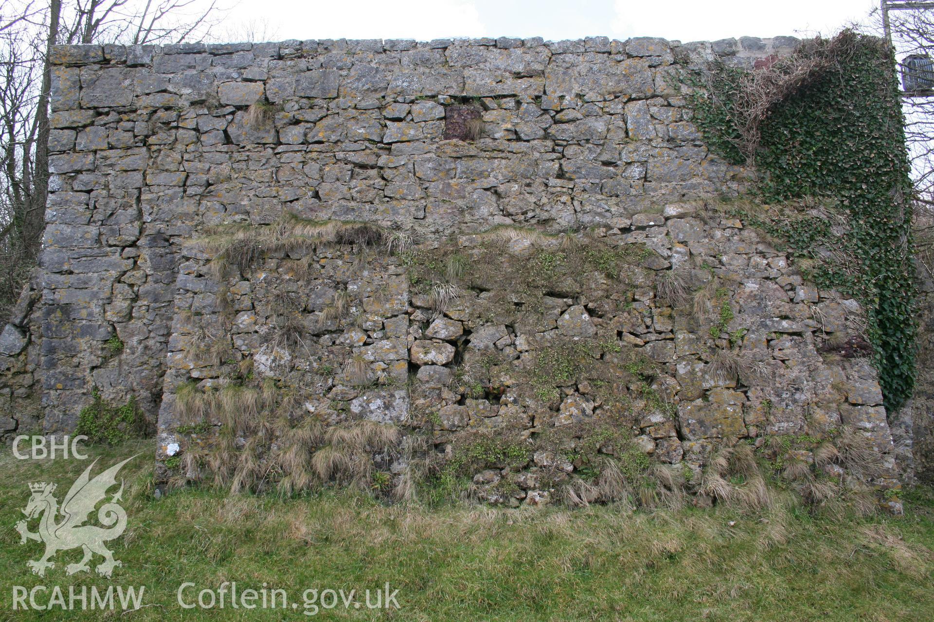 Digital photographic survey of Stackpole Quay Limekiln. Produced by Louise Barker of the Royal Commission on the Ancient and Historic Monuments of Wales, August 2009.