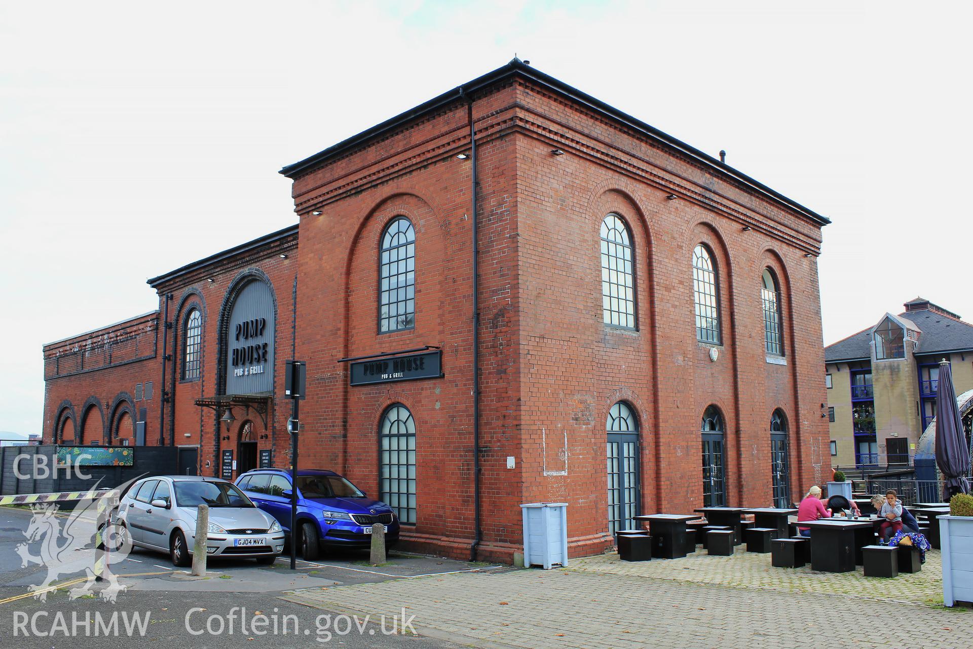 Pump House, Swansea, north west corner Taken by Meilyr Powel.