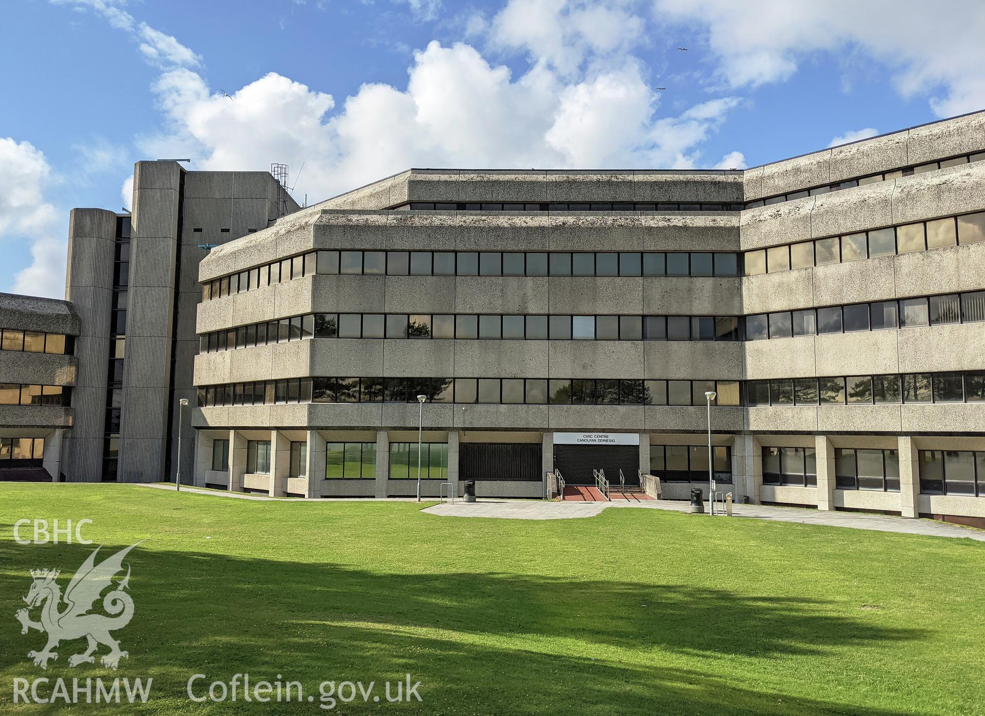 Swansea Civic Centre south face Taken by Meilyr Powel.