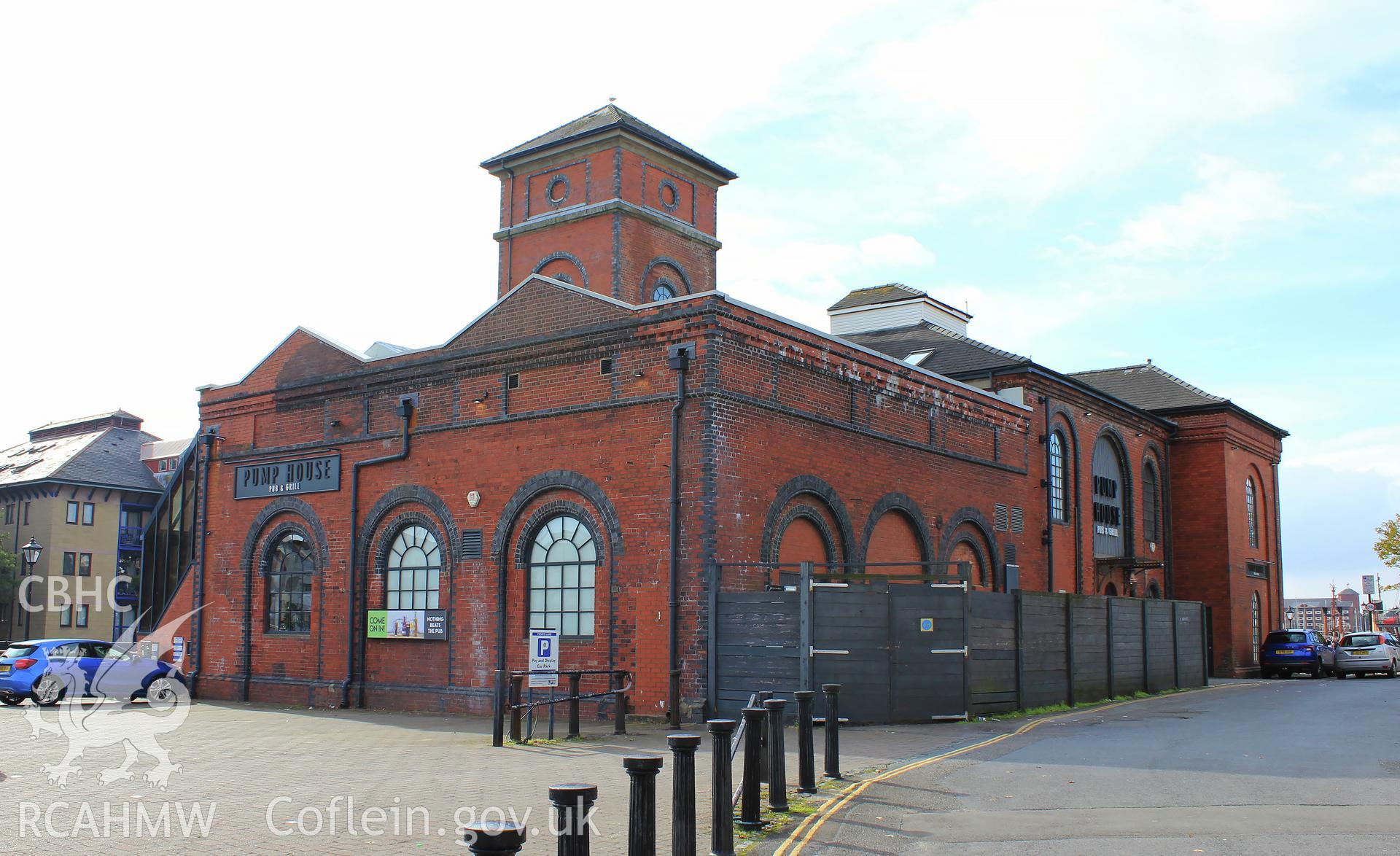 Pump House, Swansea, north east corner Taken by Meilyr Powel.