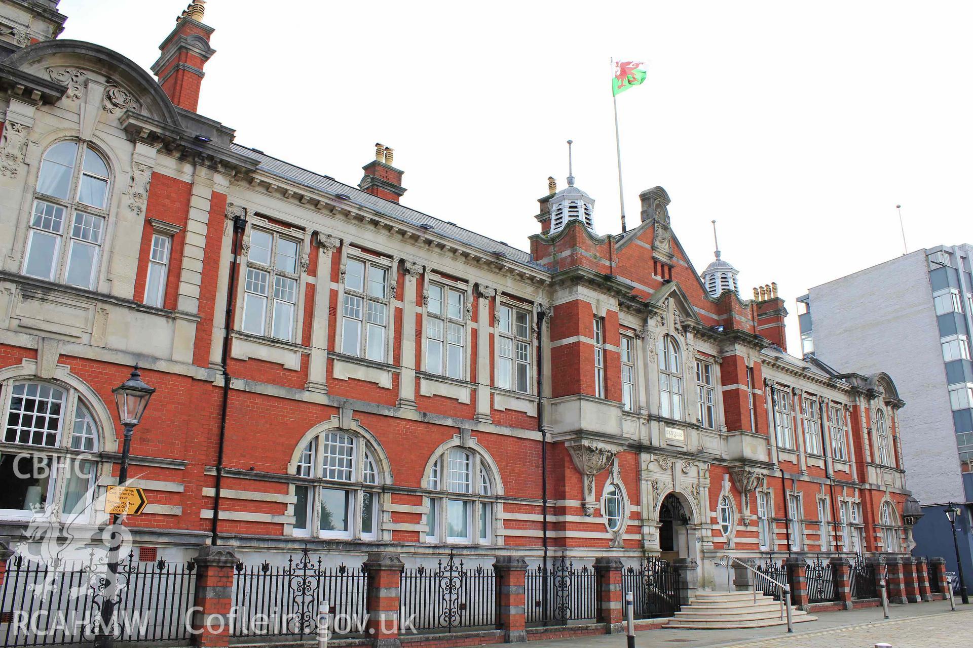 Swansea Harbour Trust Offices (Morgans Hotel), west face Taken by Meilyr Powel.