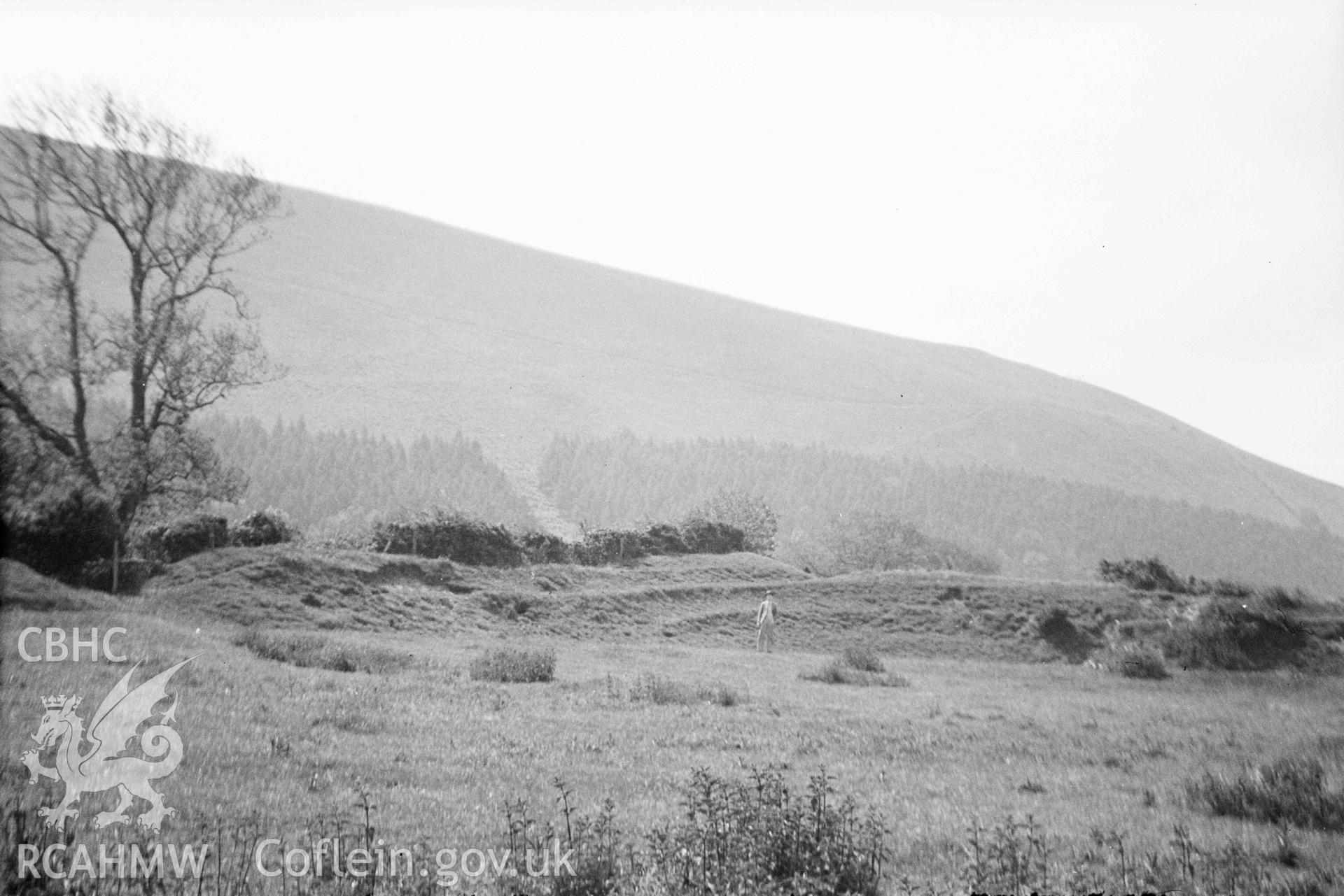 Digital copy of a nitrate negative showing New Radnor Town Bank.