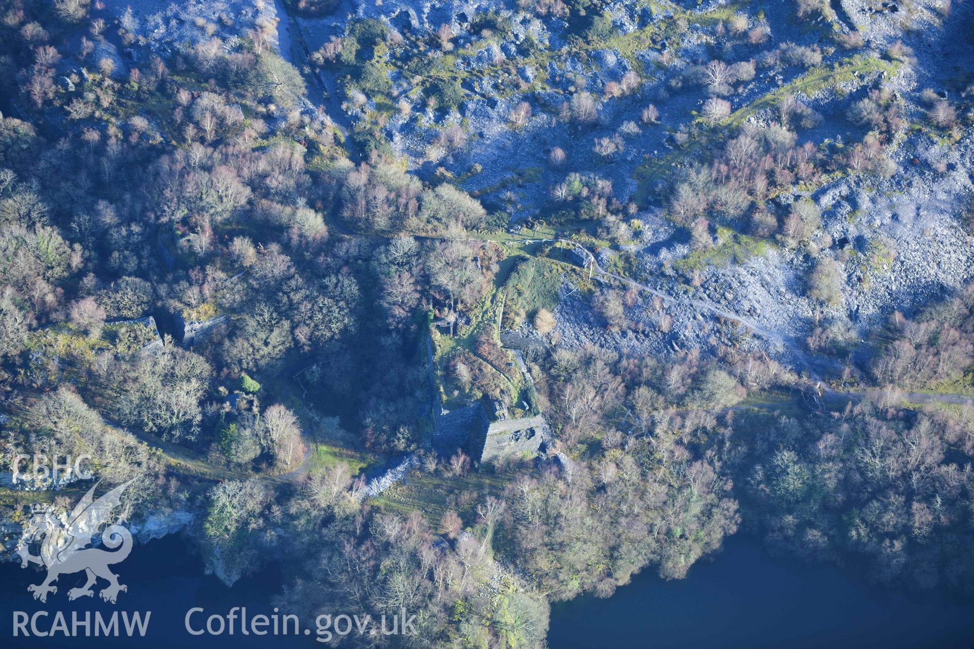 Oblique aerial photograph of Dorothea Quarry taken during the Royal Commission