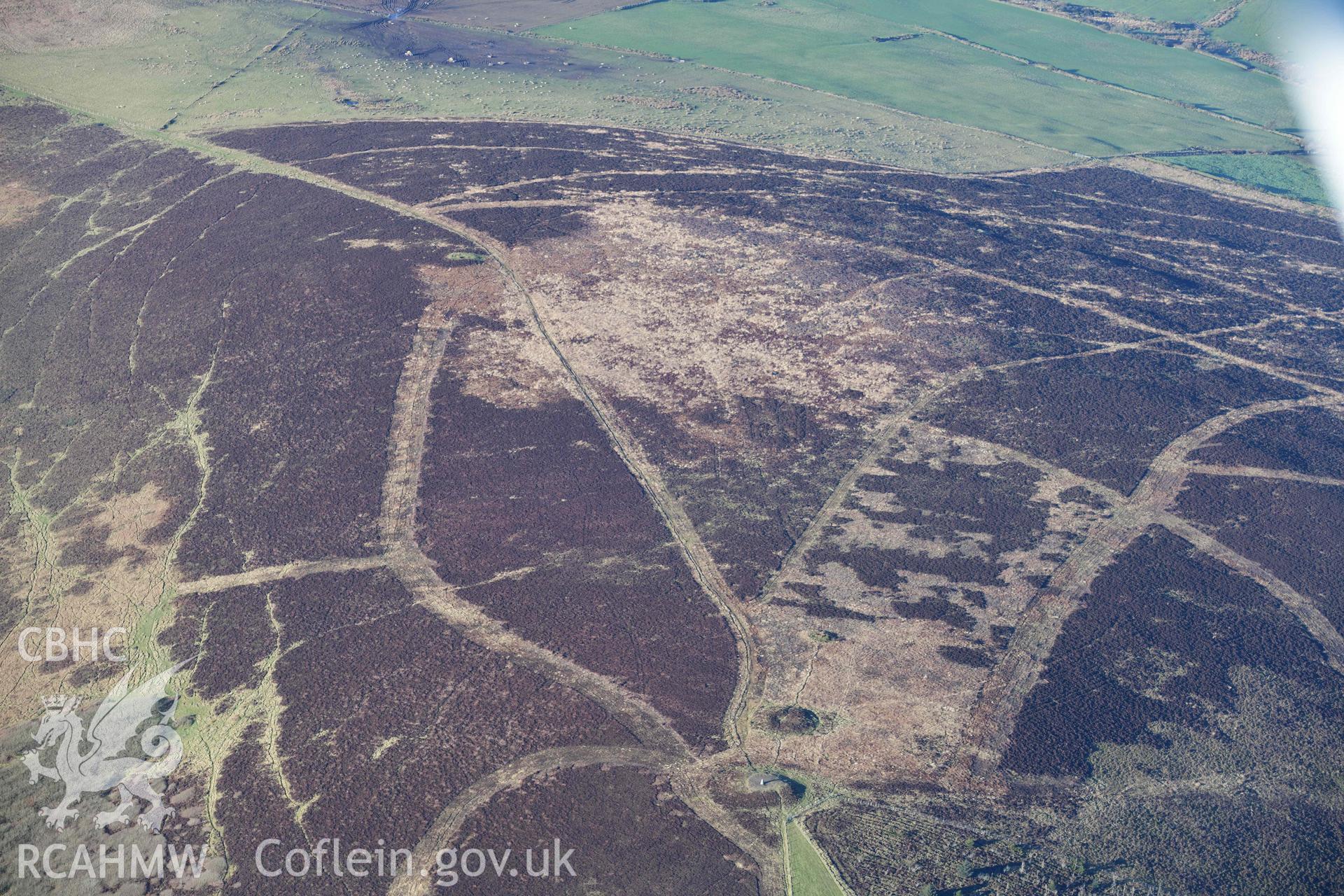 Oblique aerial photograph of Y Frenni Fawr taken during the Royal Commission