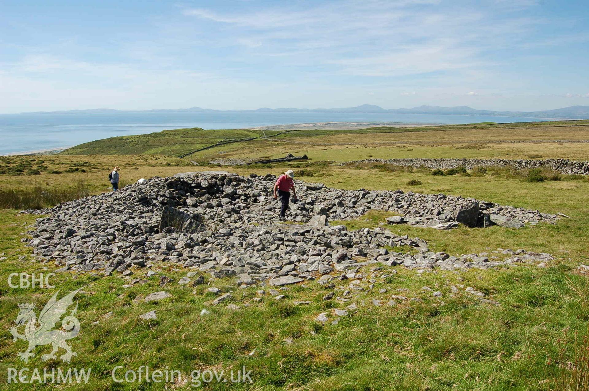 Photograph showing Carneddau Hengwm, North Cairn, taken by John Latham, 2007.