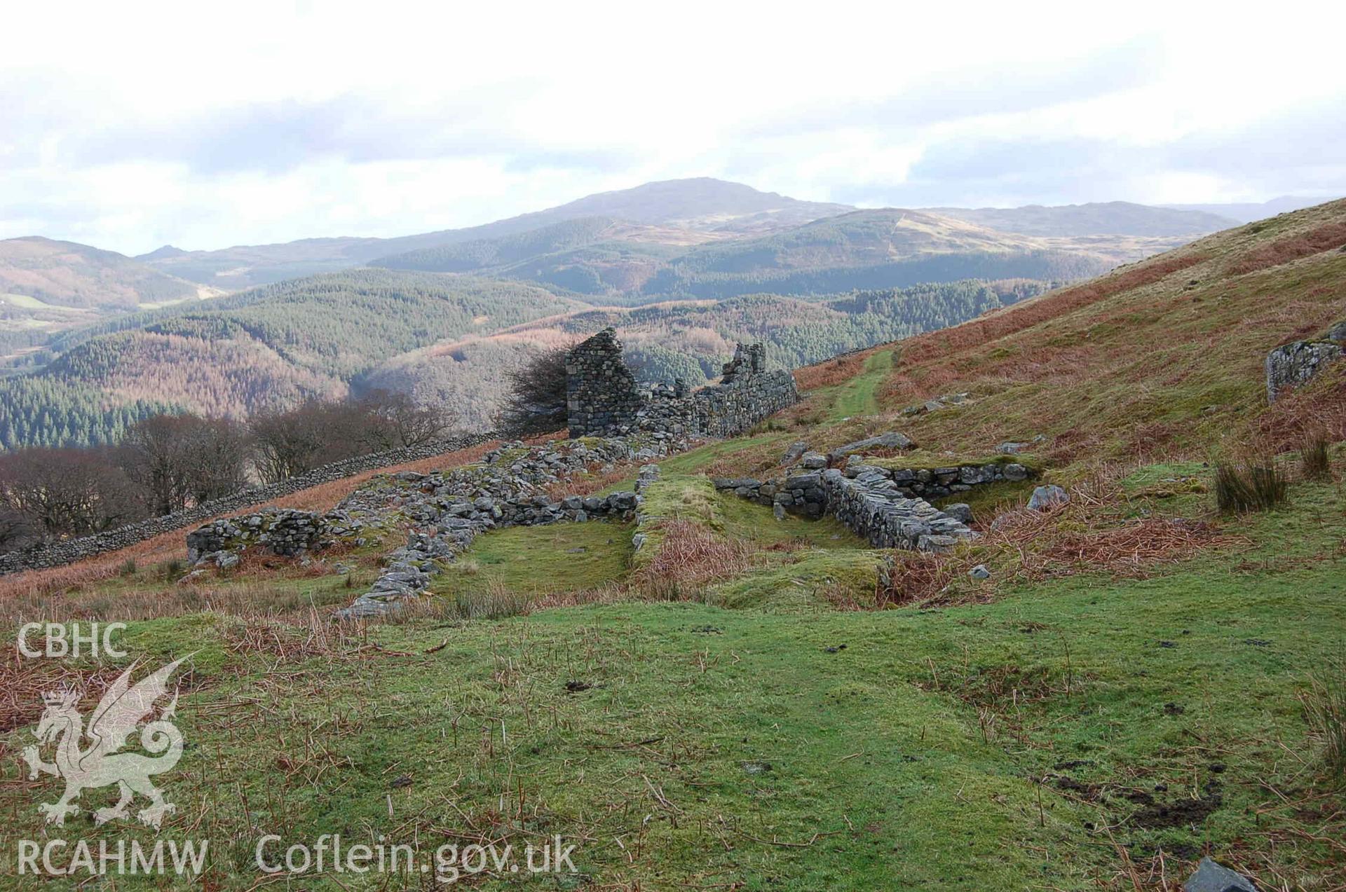 Photograph showing Cefn coch settling tanks, taken by John Latham, 2008.