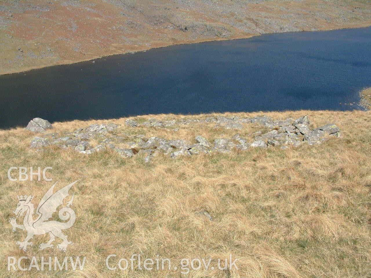 Photograph showing Carneddau IA Hut Group April 2003, taken by John Latham.