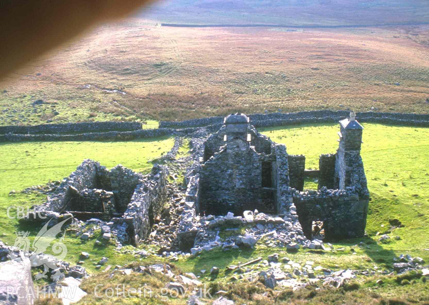 Photograph showing Cregennan Hafoty Fach, taken by John Latham.