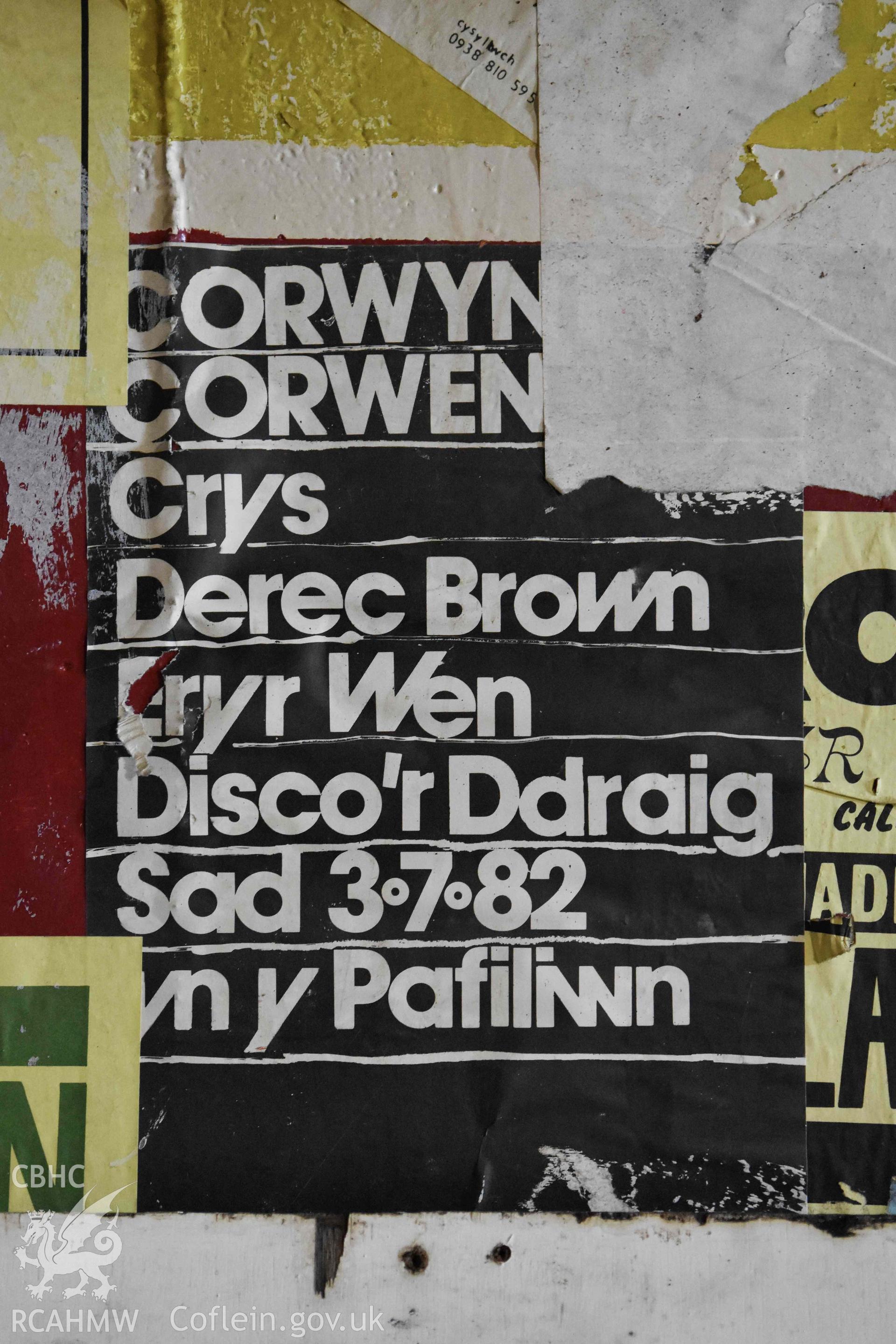 Basement bar- posters.