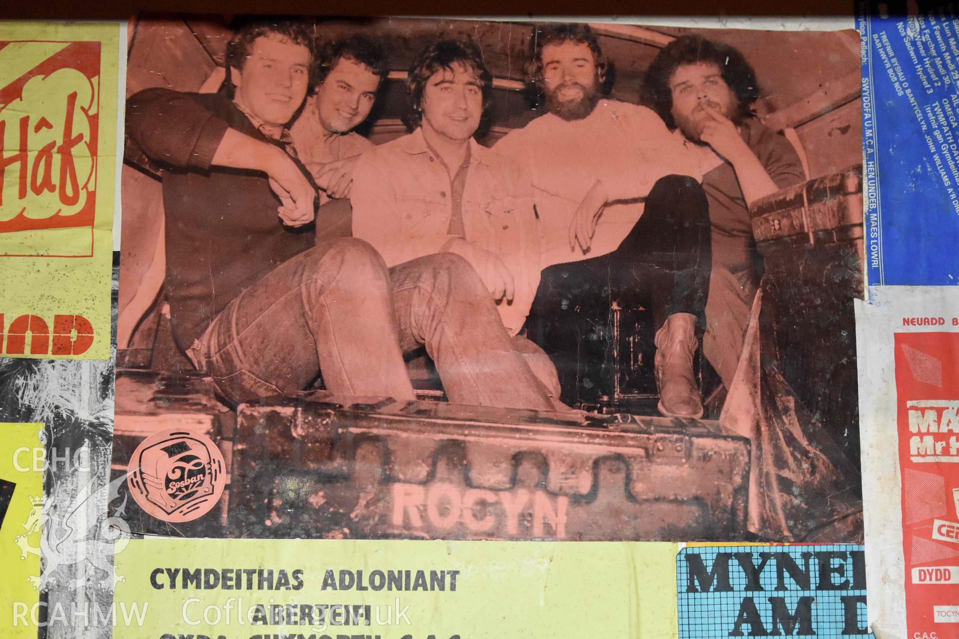 Basement bar- posters.