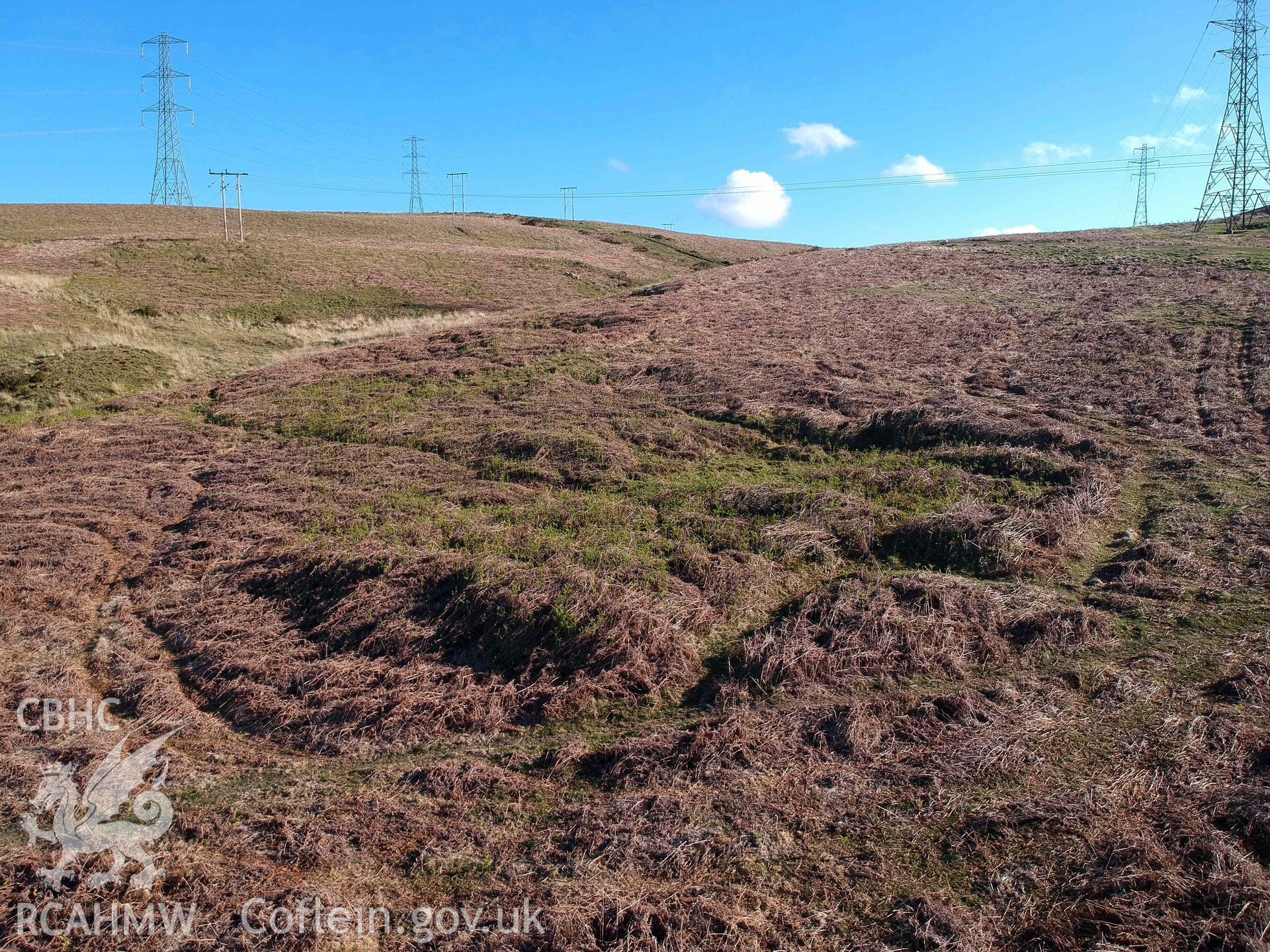 Digital photograph of Nant Corrwg longhut, produced by Paul Davis in 2020