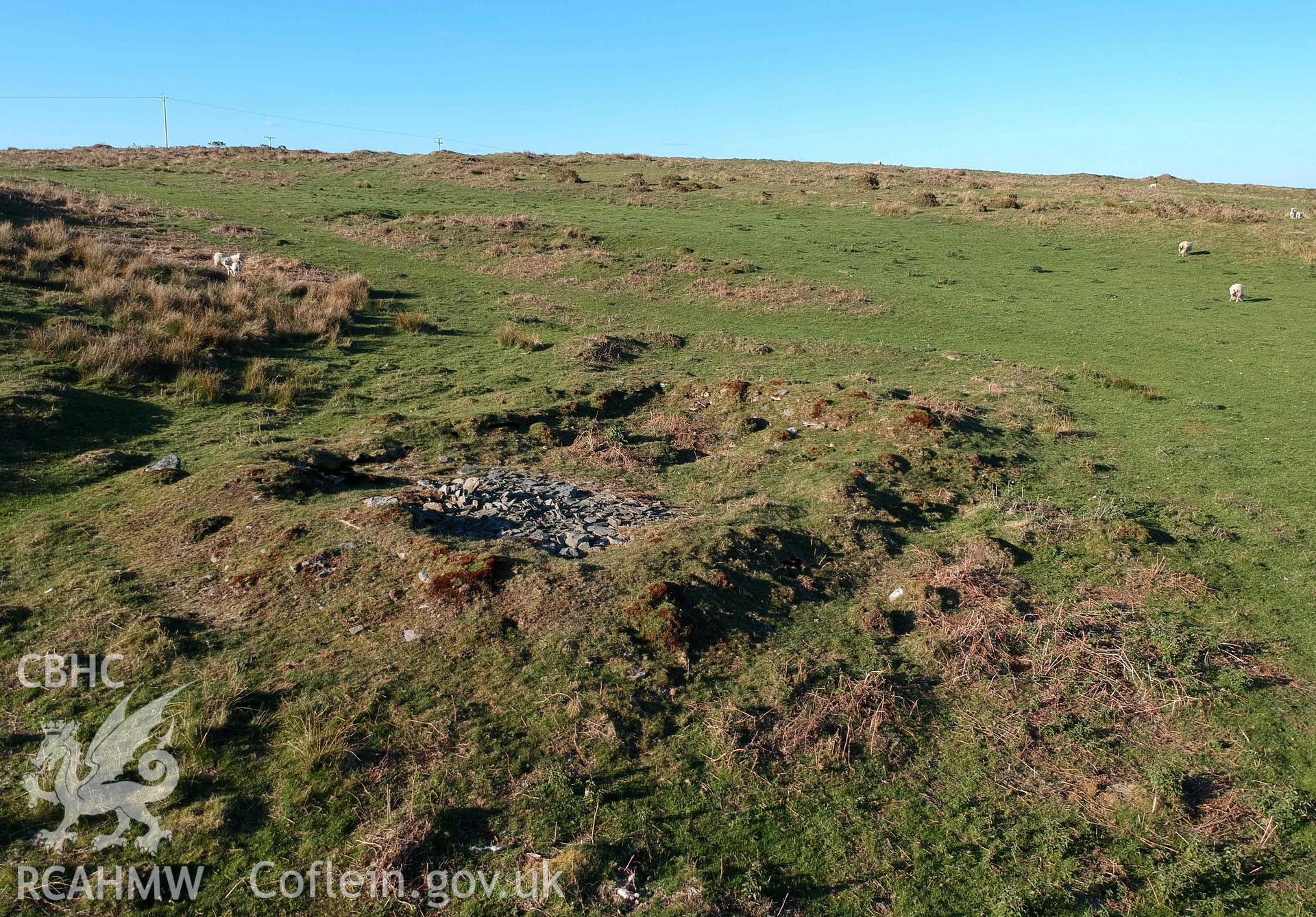 Digital photograph showing detailed view of Forest chapel site, produced by Paul Davis in 2020