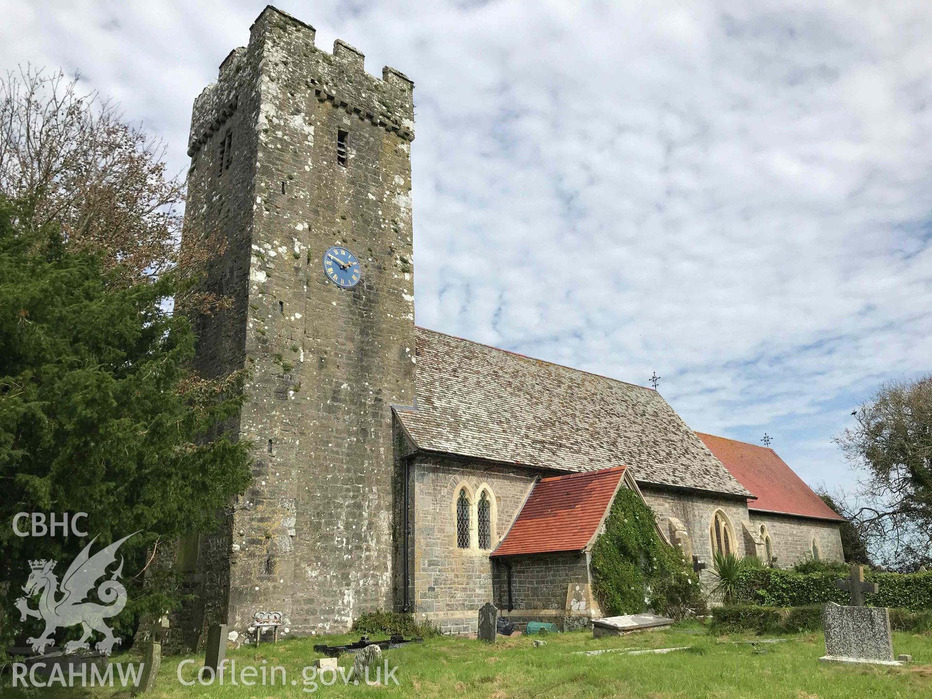 Digitised photograph of Angle Church. Produced by Paul Davis in 2020