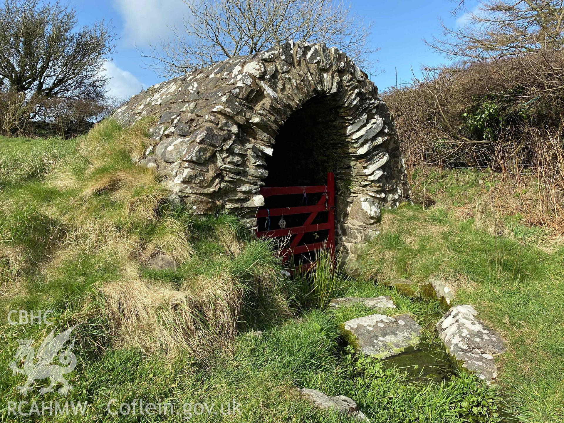 Digital photograph of Llanllawer well. Produced by Paul Davis in 2020