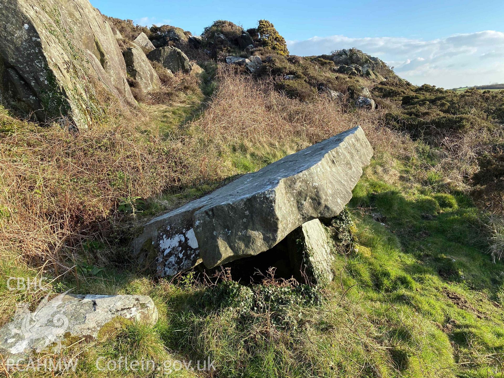 Digital photograph of Carreg Samson chambered tomb, produced by Paul Davis in 2020