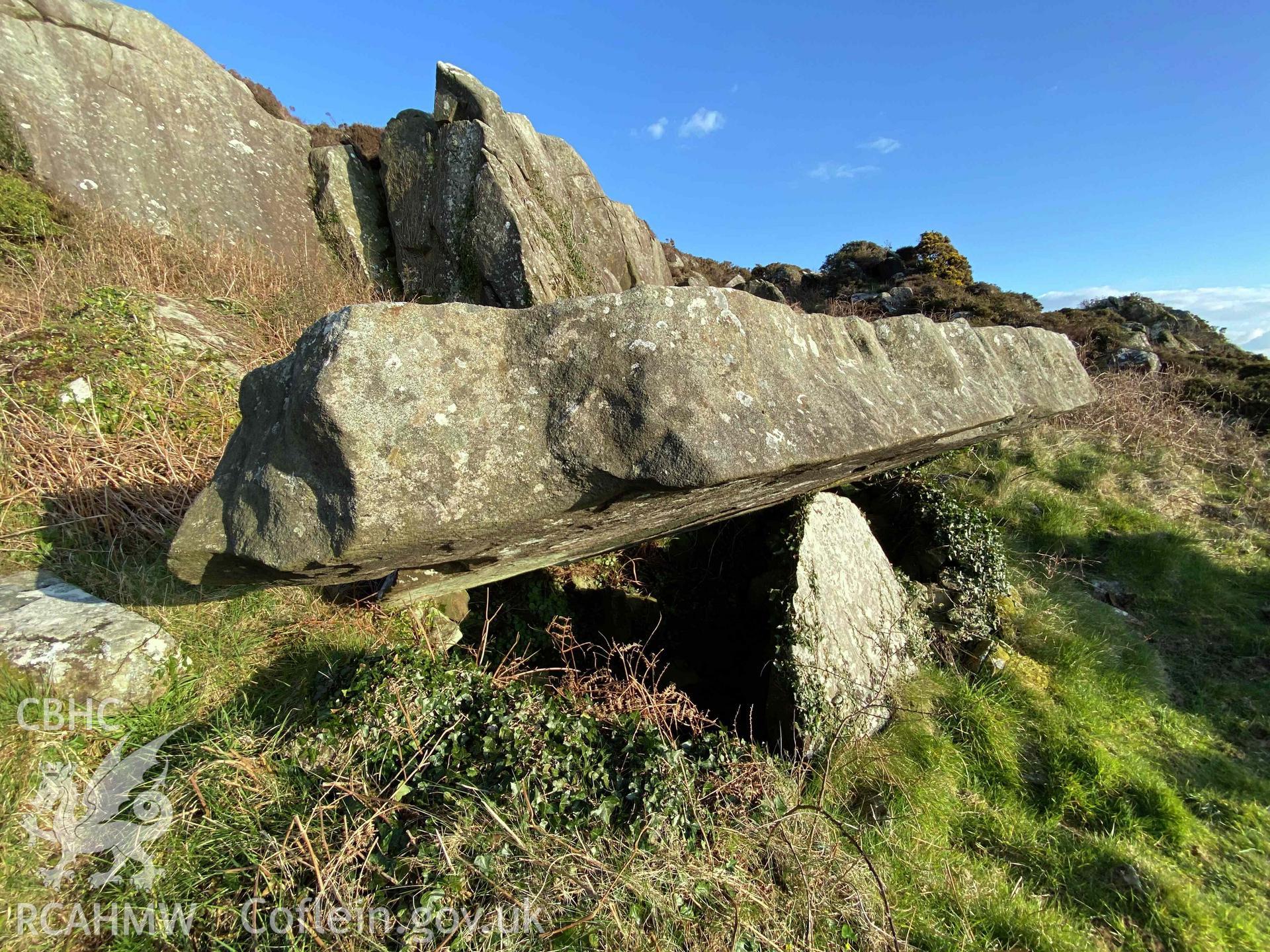 Digital photograph of Carreg Samson chambered tomb, produced by Paul Davis in 2020