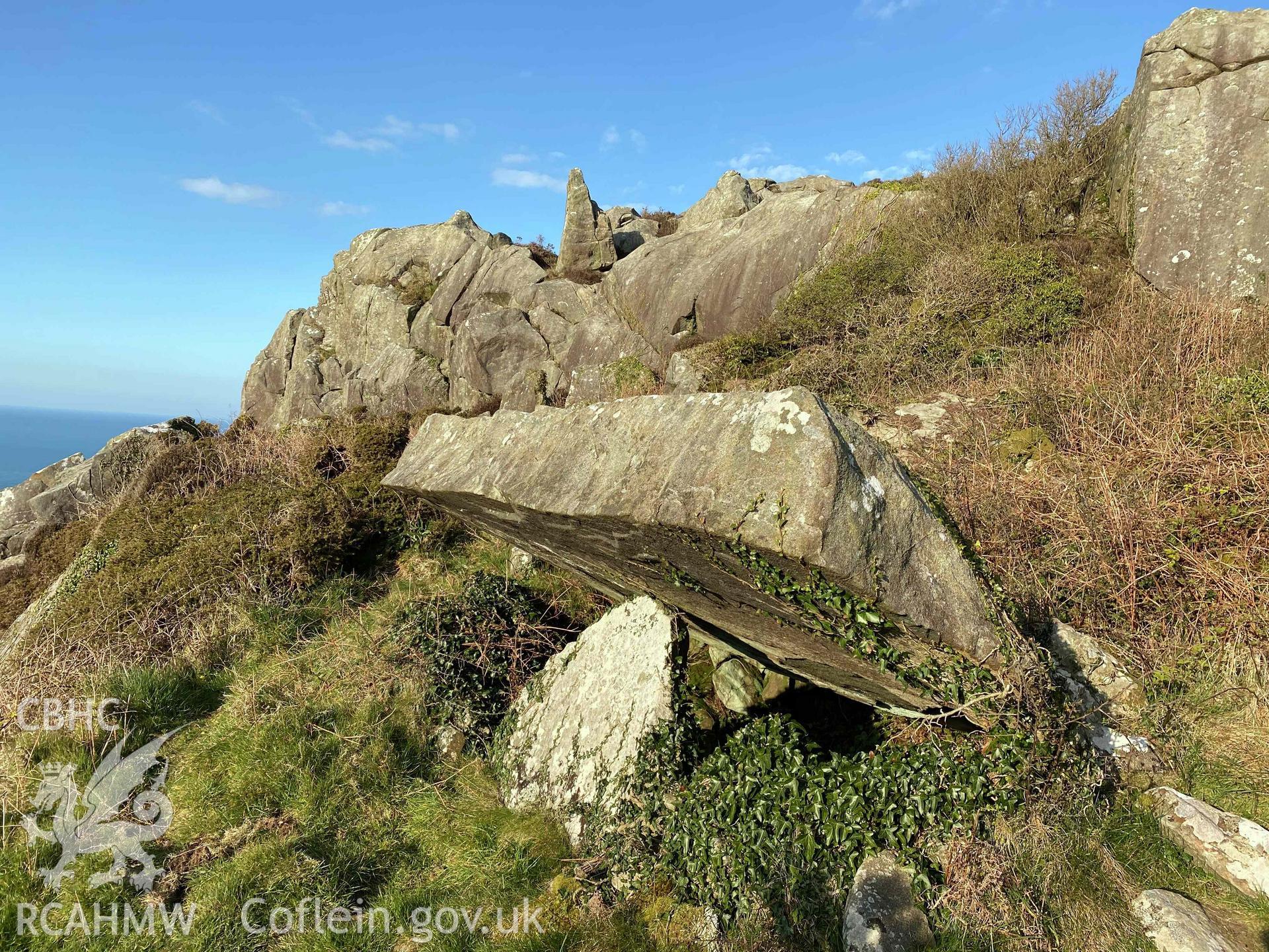 Digital photograph of Carreg Samson chambered tomb, produced by Paul Davis in 2020