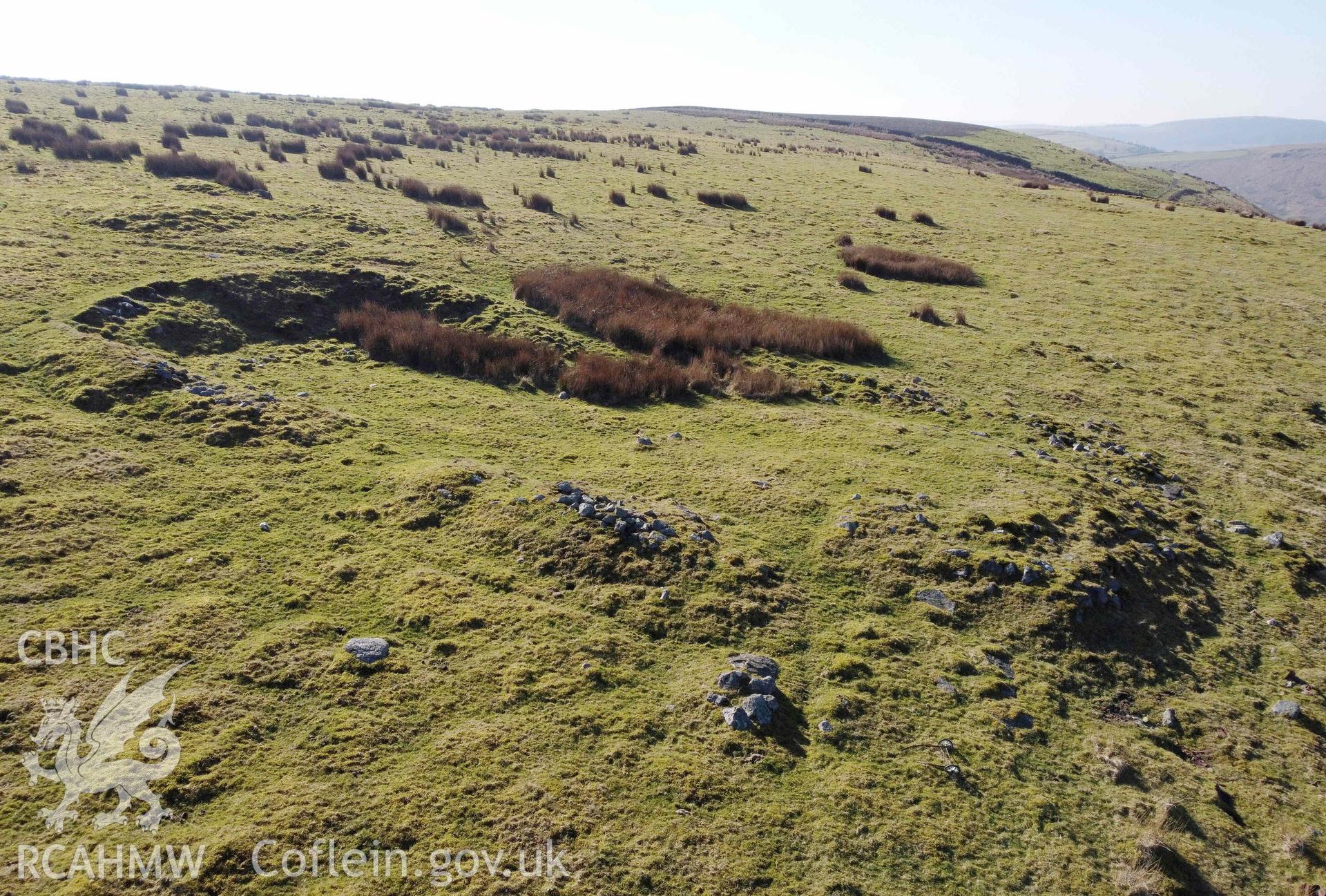 Digital photographs of platform house at Dinas Noddfa platform settlement, produced by Paul Davis in 2020