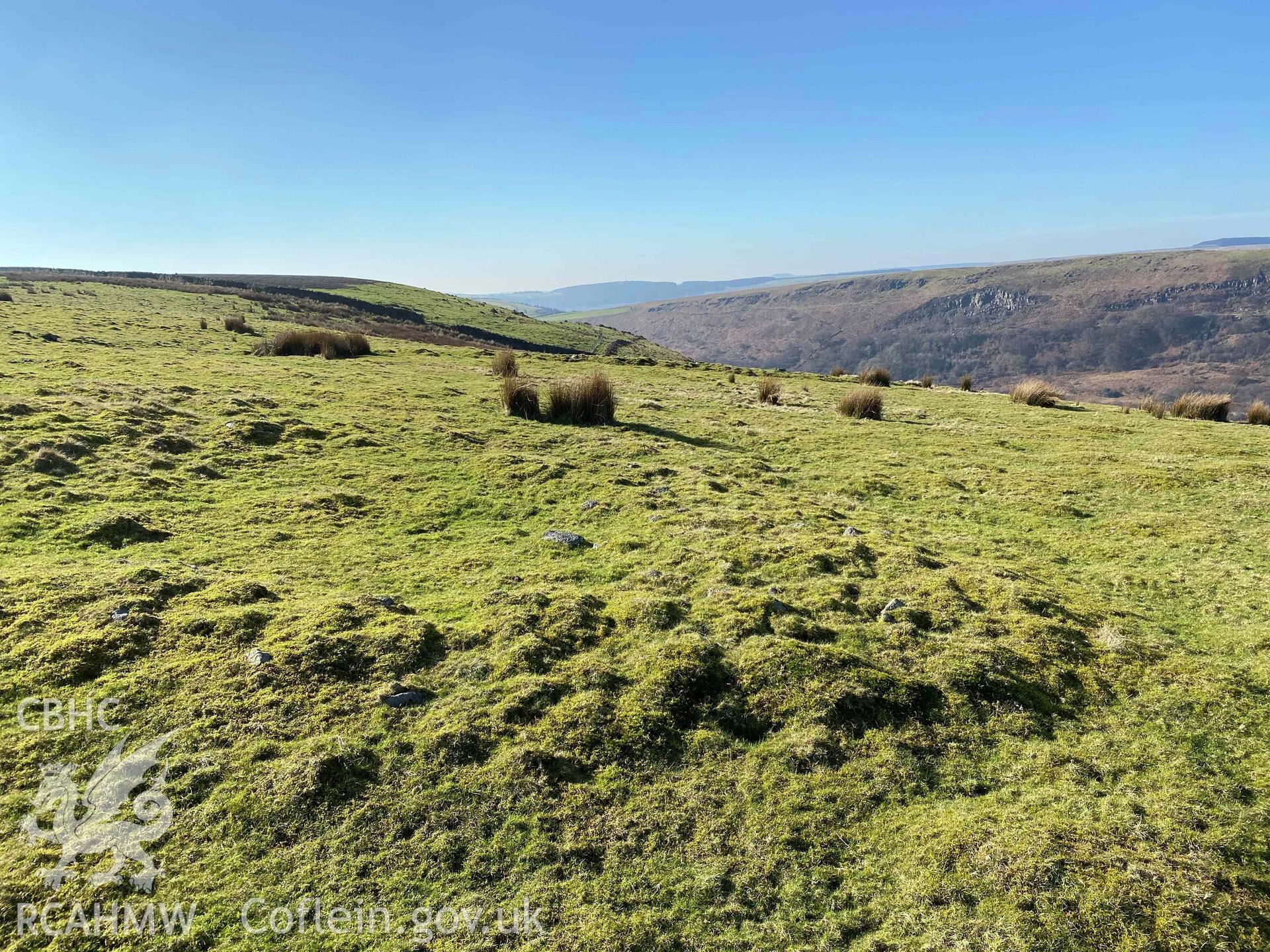 Digital photographs of Dinas Noddfa platform settlement, produced by Paul Davis in 2020