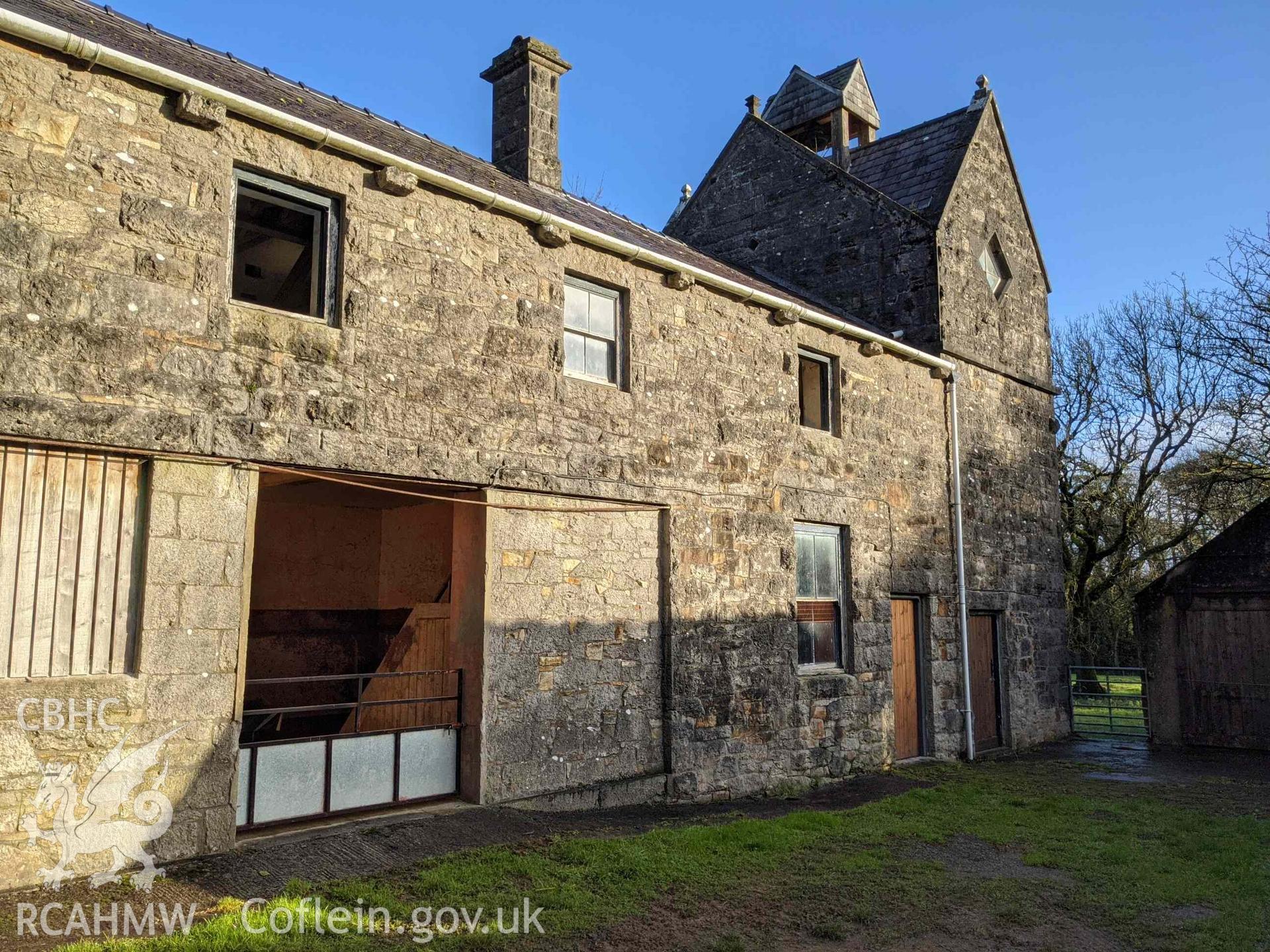 Digital photo showing Parciau, Marianglas, produced in March 2023.as part of planning conditions for Isle of Anglesey County Council, reference: FPL/2022/330.