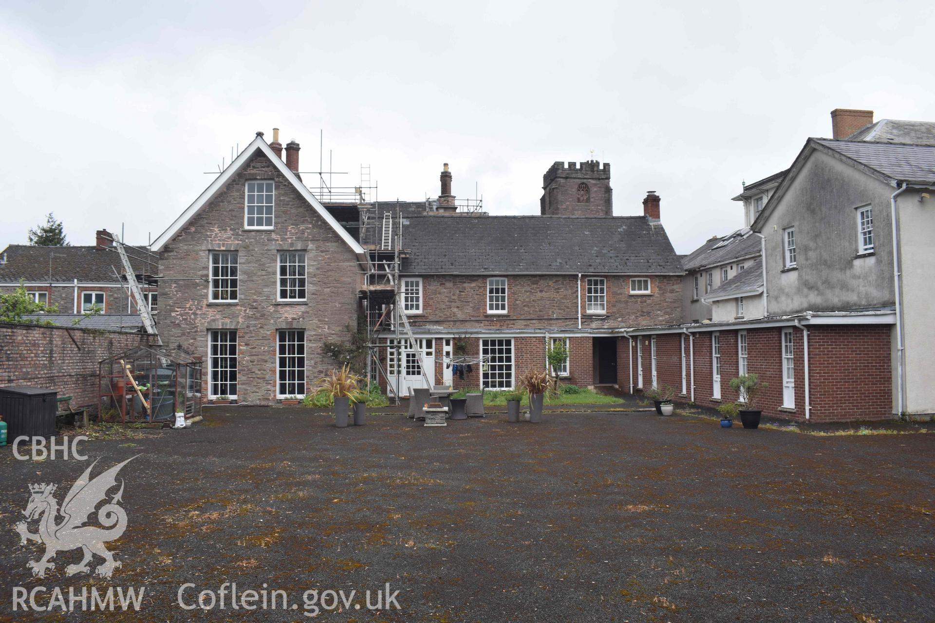 Photograph from a Building Survey and Heritage Impact Statement of Havard House, Brecon, carried out by Clwyd-Powys Archaeological Trust in 2022. Report no: 1874, Project no. 2608.