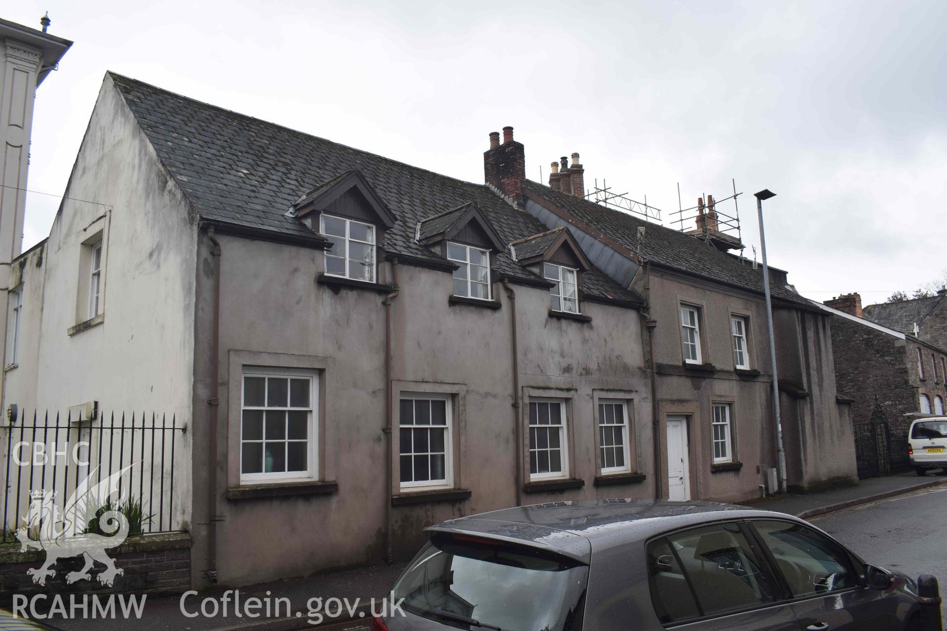 Photograph from a Building Survey and Heritage Impact Statement of Havard House, Brecon, carried out by Clwyd-Powys Archaeological Trust in 2022. Report no: 1874, Project no. 2608.