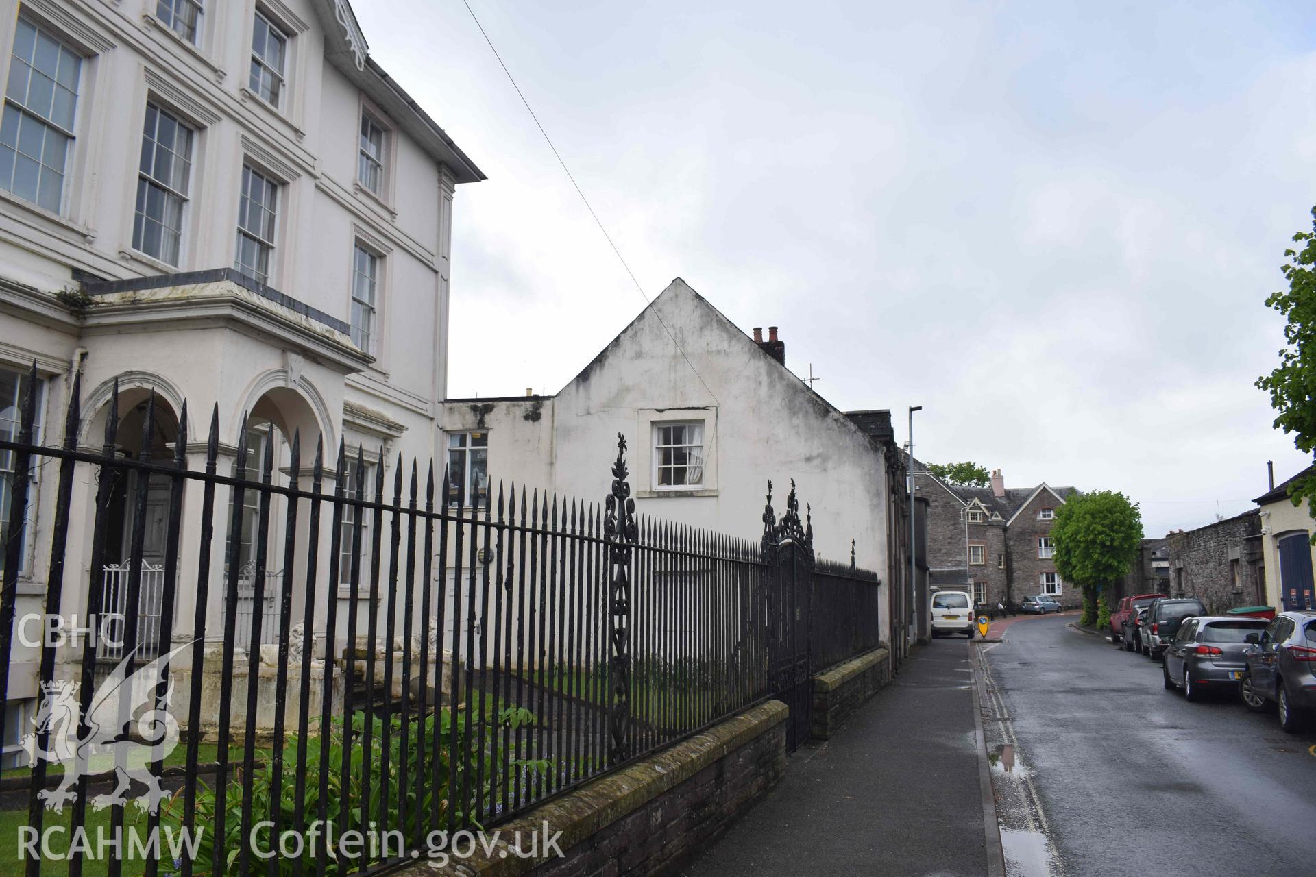 Photograph from a Building Survey and Heritage Impact Statement of Havard House, Brecon, carried out by Clwyd-Powys Archaeological Trust in 2022. Report no: 1874, Project no. 2608.