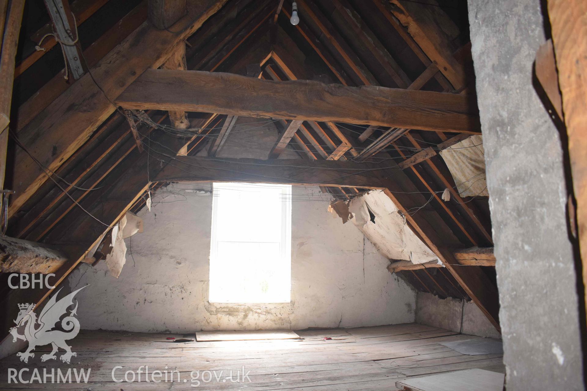 Photograph from a Building Survey and Heritage Impact Statement of Havard House, Brecon, carried out by Clwyd-Powys Archaeological Trust in 2022. Report no: 1874, Project no. 2608.